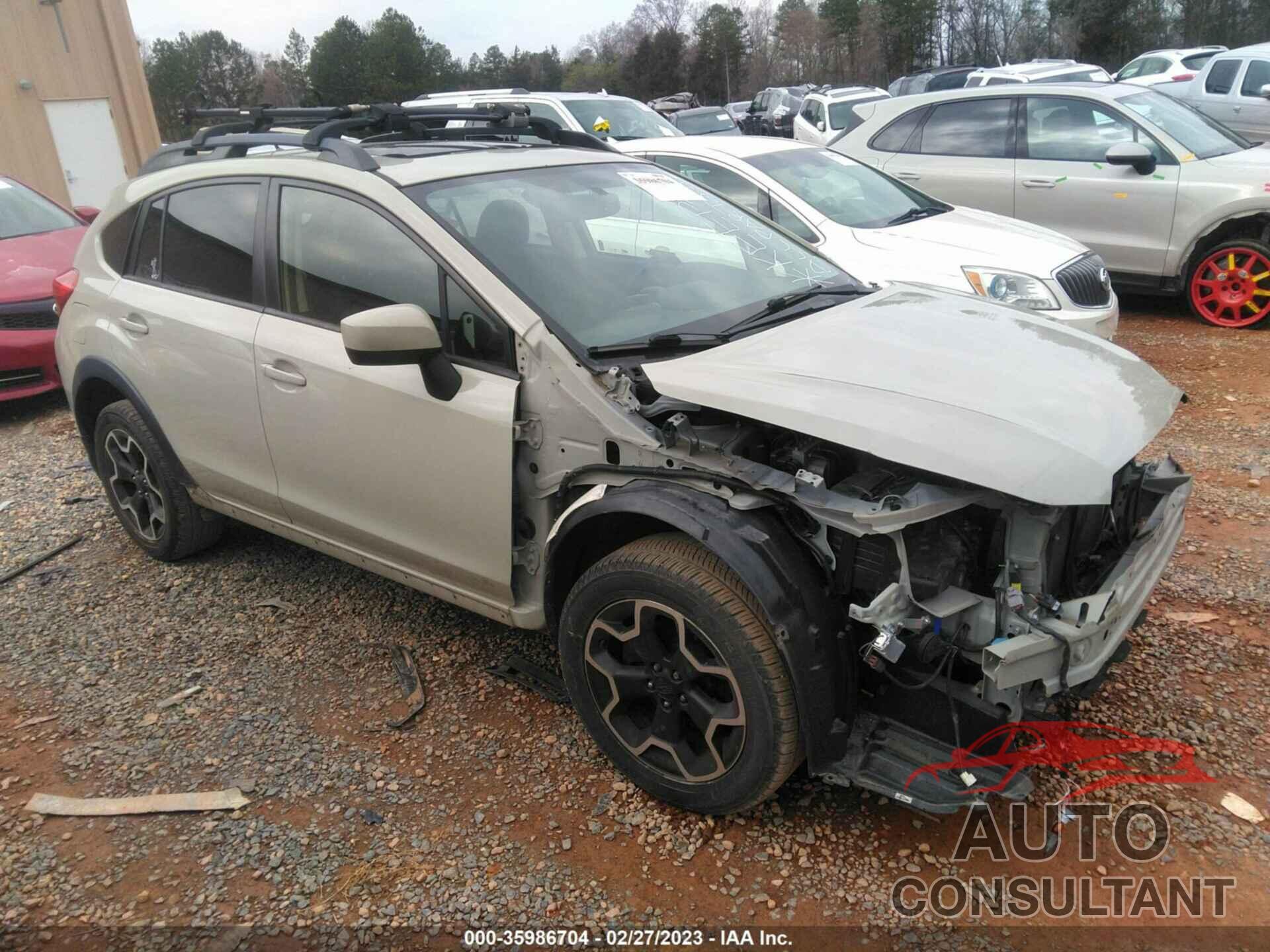 SUBARU XV CROSSTREK 2015 - JF2GPADC6F8224034