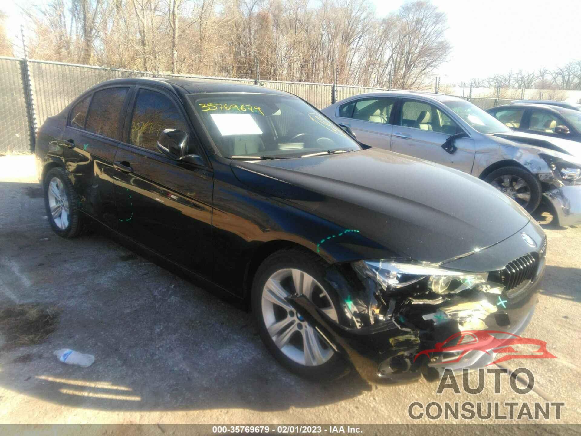 BMW 3 SERIES 2016 - WBA8E3C53GK500601