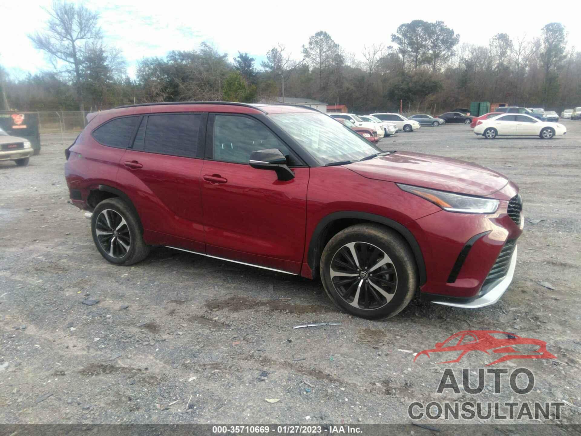 TOYOTA HIGHLANDER 2021 - 5TDLZRAH1MS035029