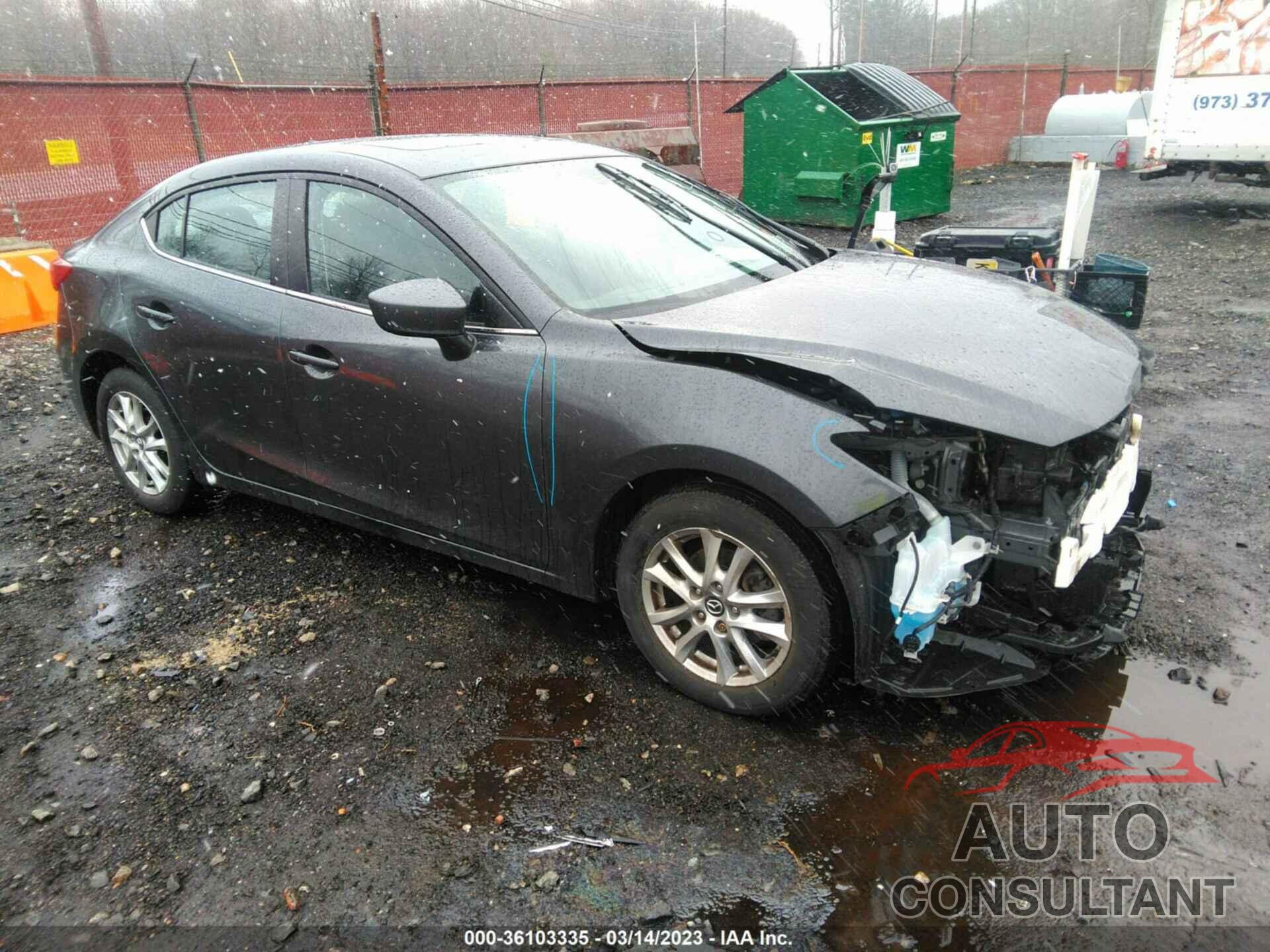 MAZDA MAZDA3 2015 - JM1BM1V79F1264507