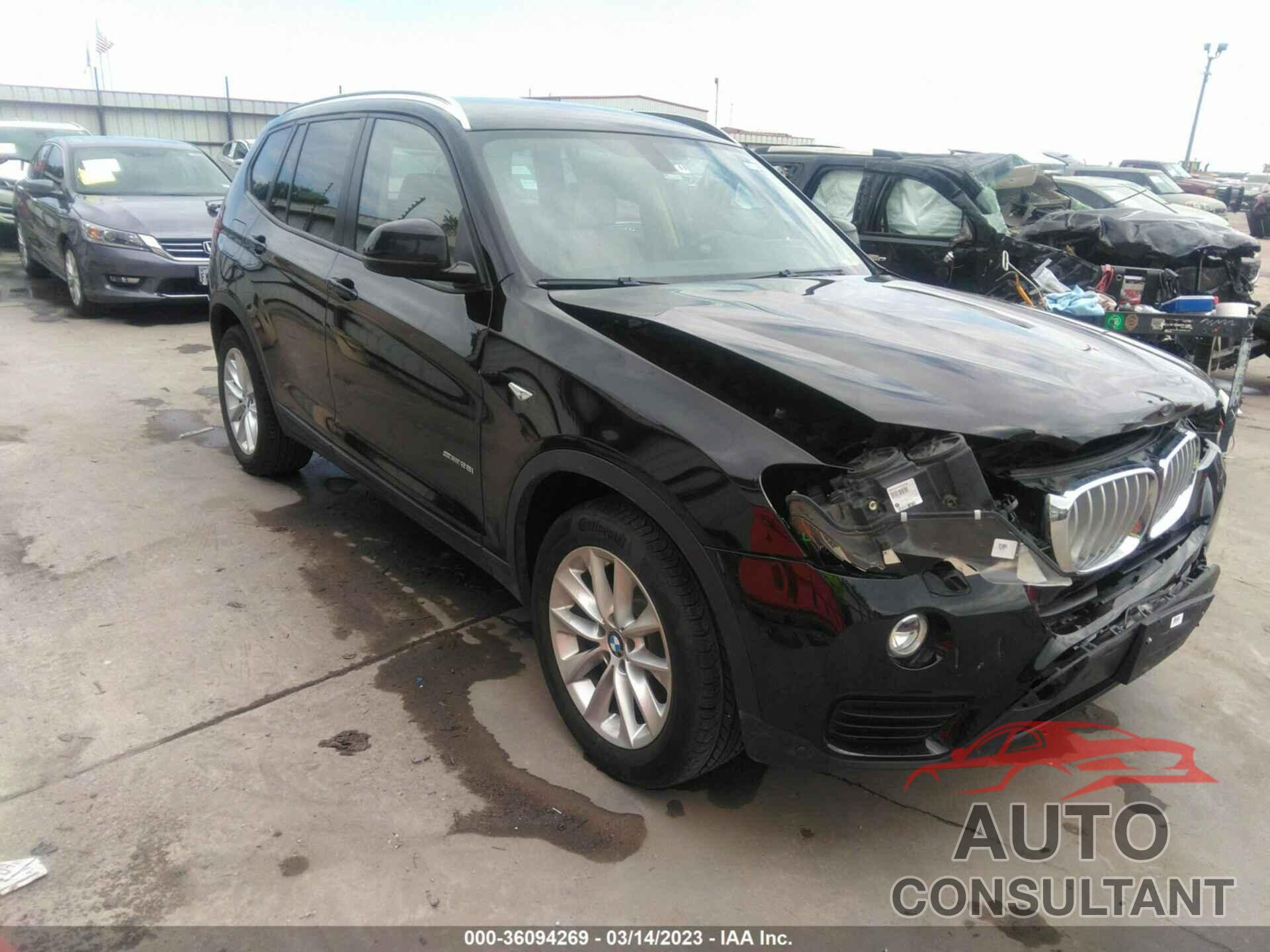 BMW X3 2017 - 5UXWZ7C38H0V87654