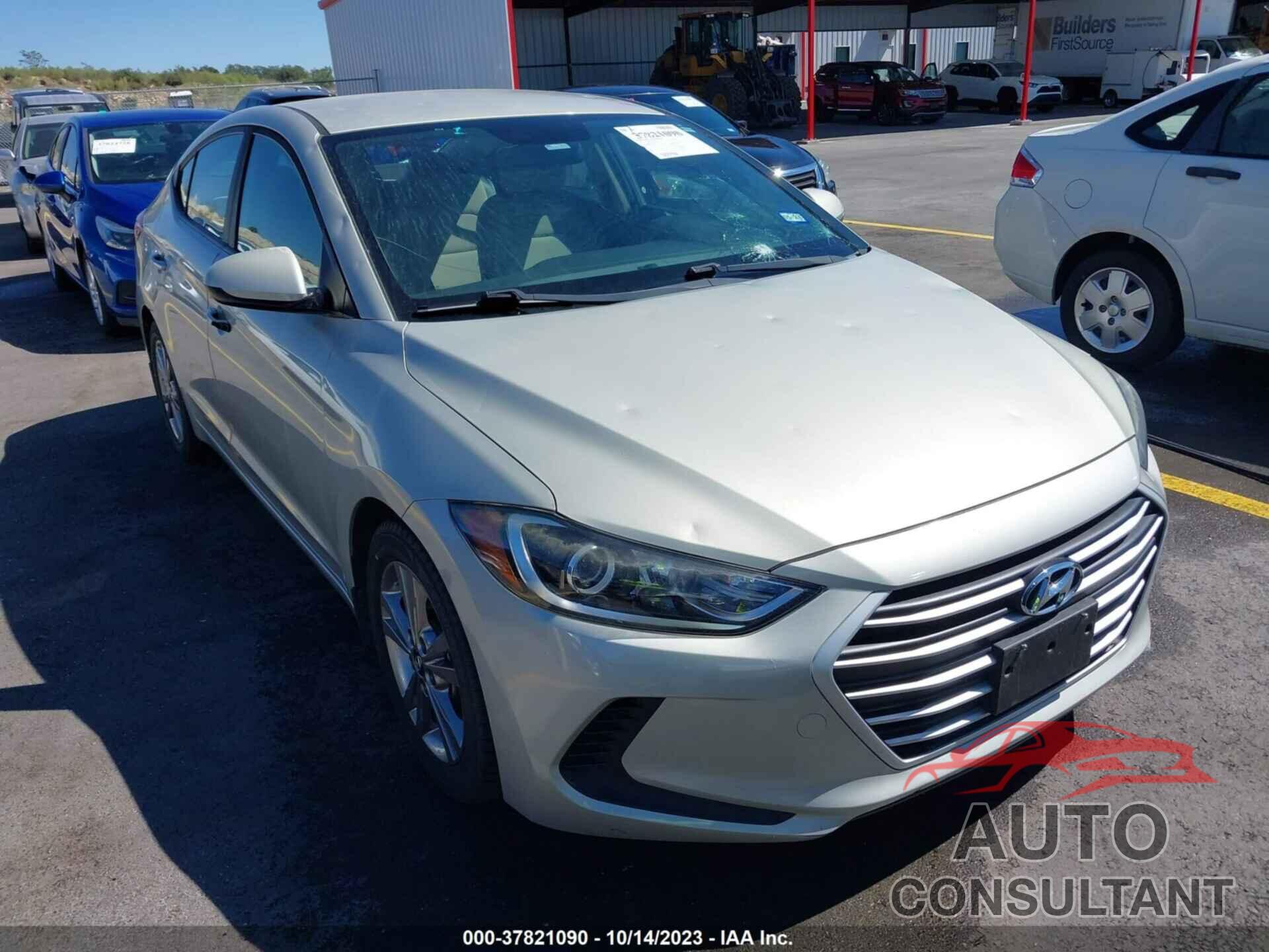 HYUNDAI ELANTRA 2017 - KMHD84LF6HU382889