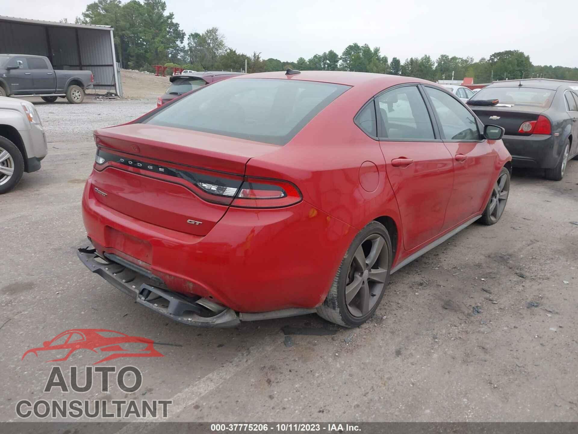 DODGE DART 2015 - 1C3CDFEB6FD141854