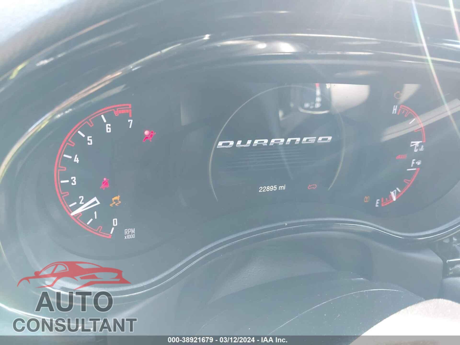 DODGE DURANGO 2023 - 1C4RDHAG7PC616311