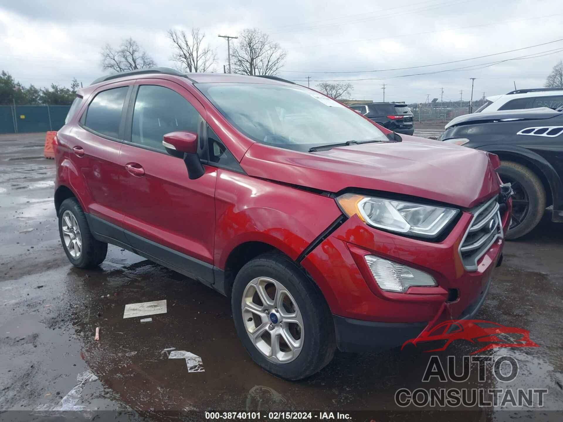 FORD ECOSPORT 2020 - MAJ6S3GL4LC315933