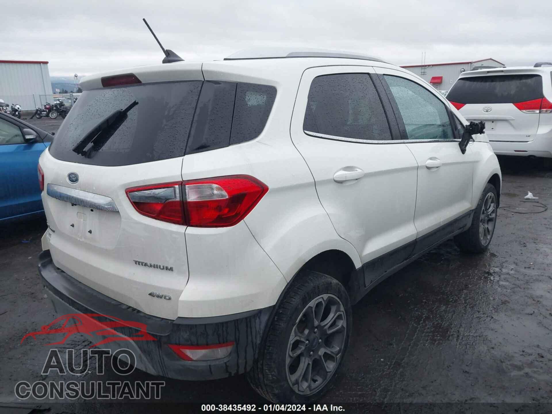 FORD ECOSPORT 2020 - MAJ6S3KL8LC330801