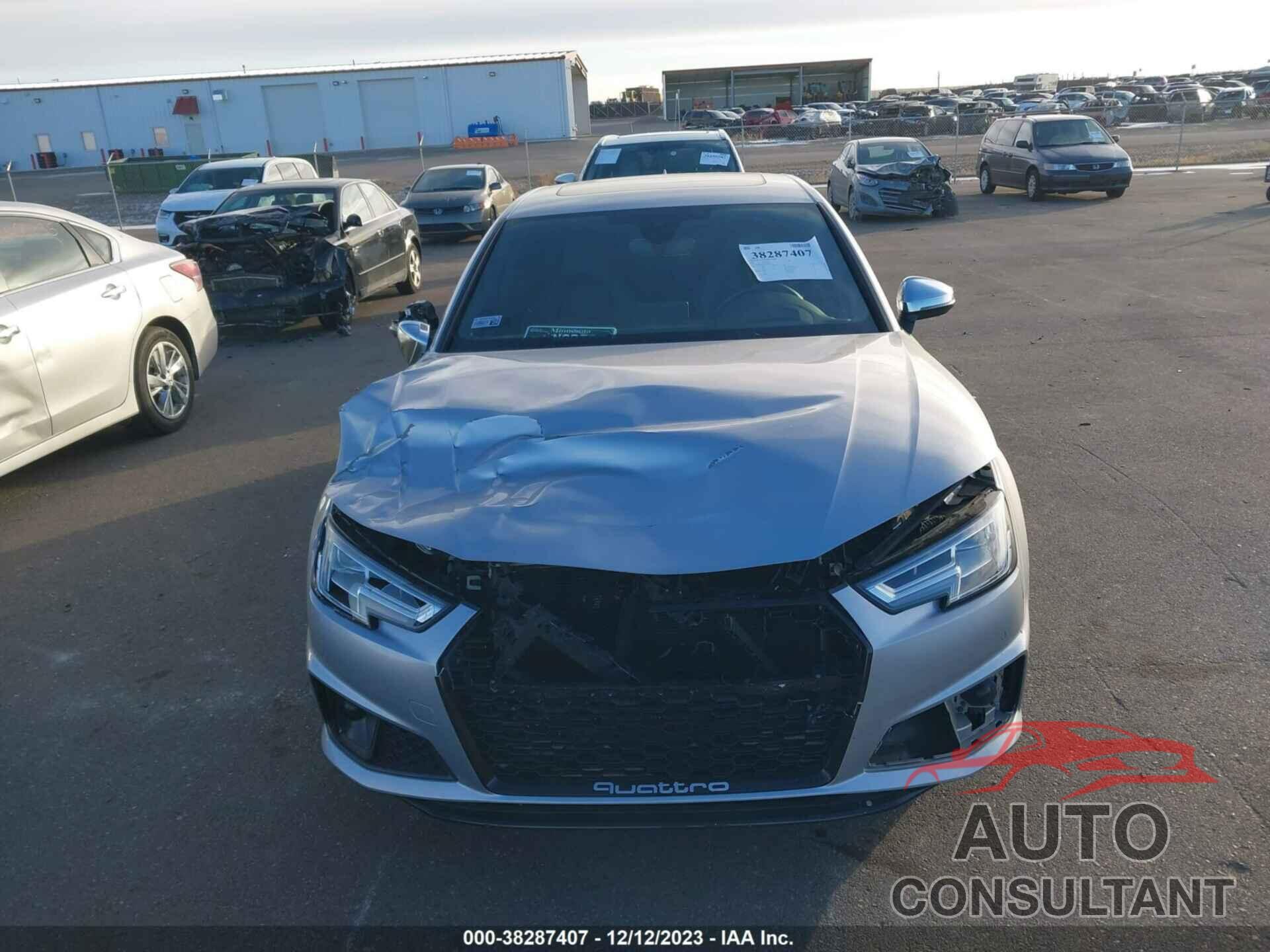 AUDI S4 2019 - WAUC4AF41KA109451