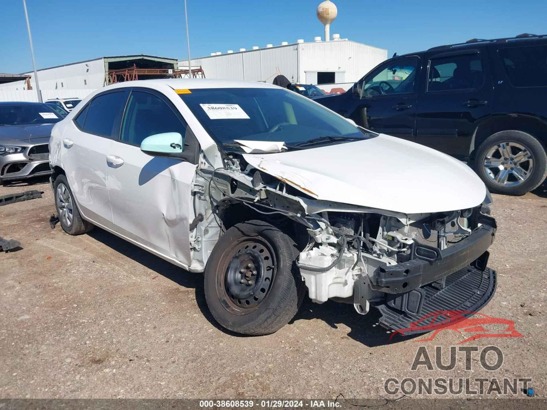 TOYOTA COROLLA 2016 - 5YFBURHE7GP542598