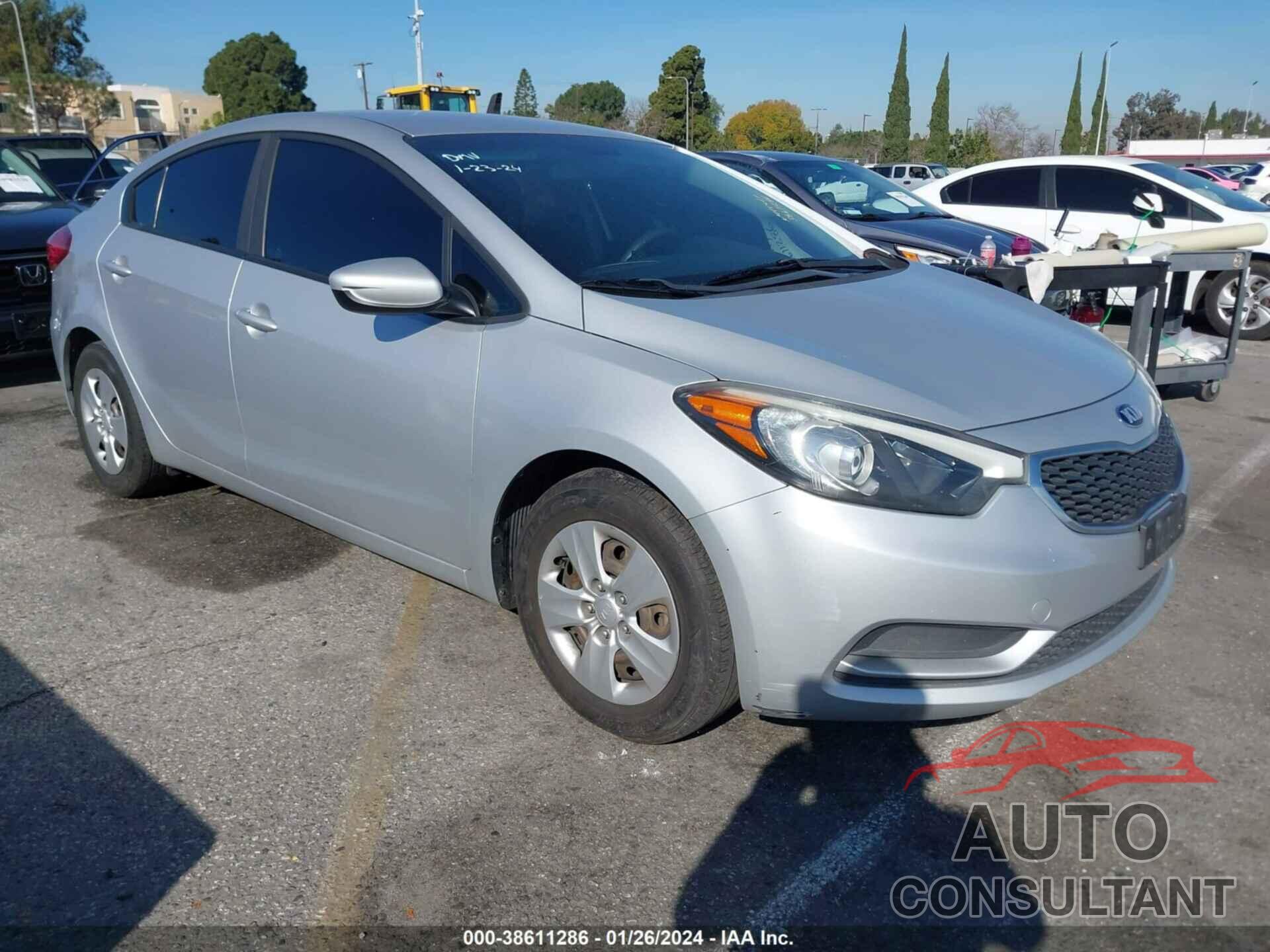 KIA FORTE 2016 - KNAFK4A67G5616156