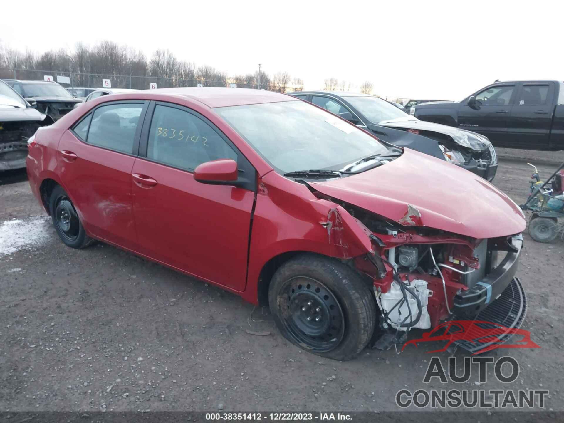 TOYOTA COROLLA 2016 - 2T1BURHE5GC620067