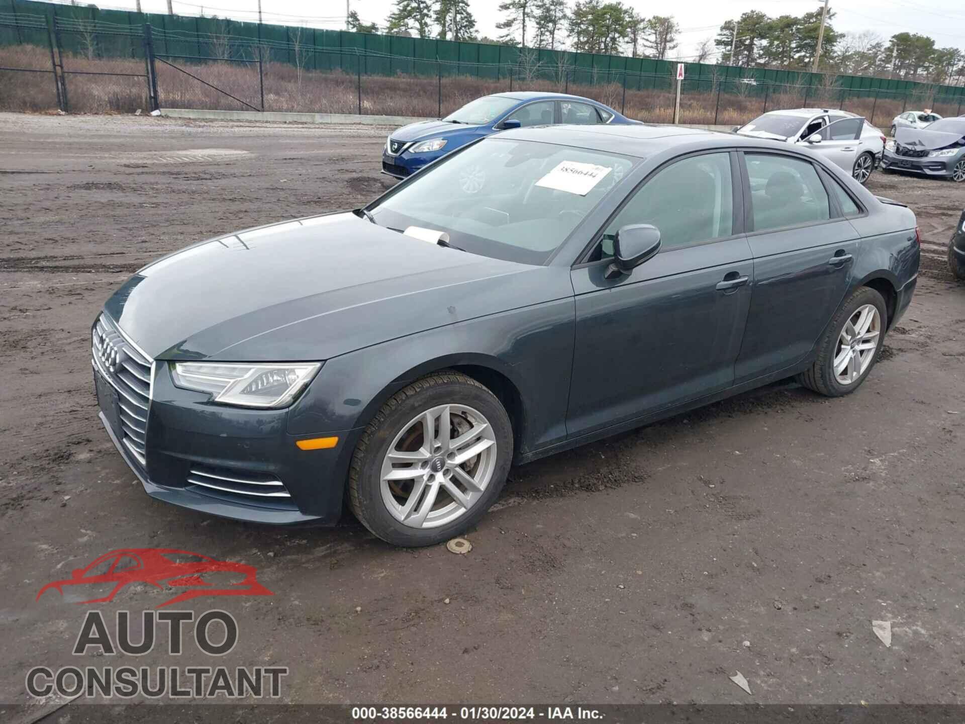 AUDI A4 2017 - WAUANAF45HN015174