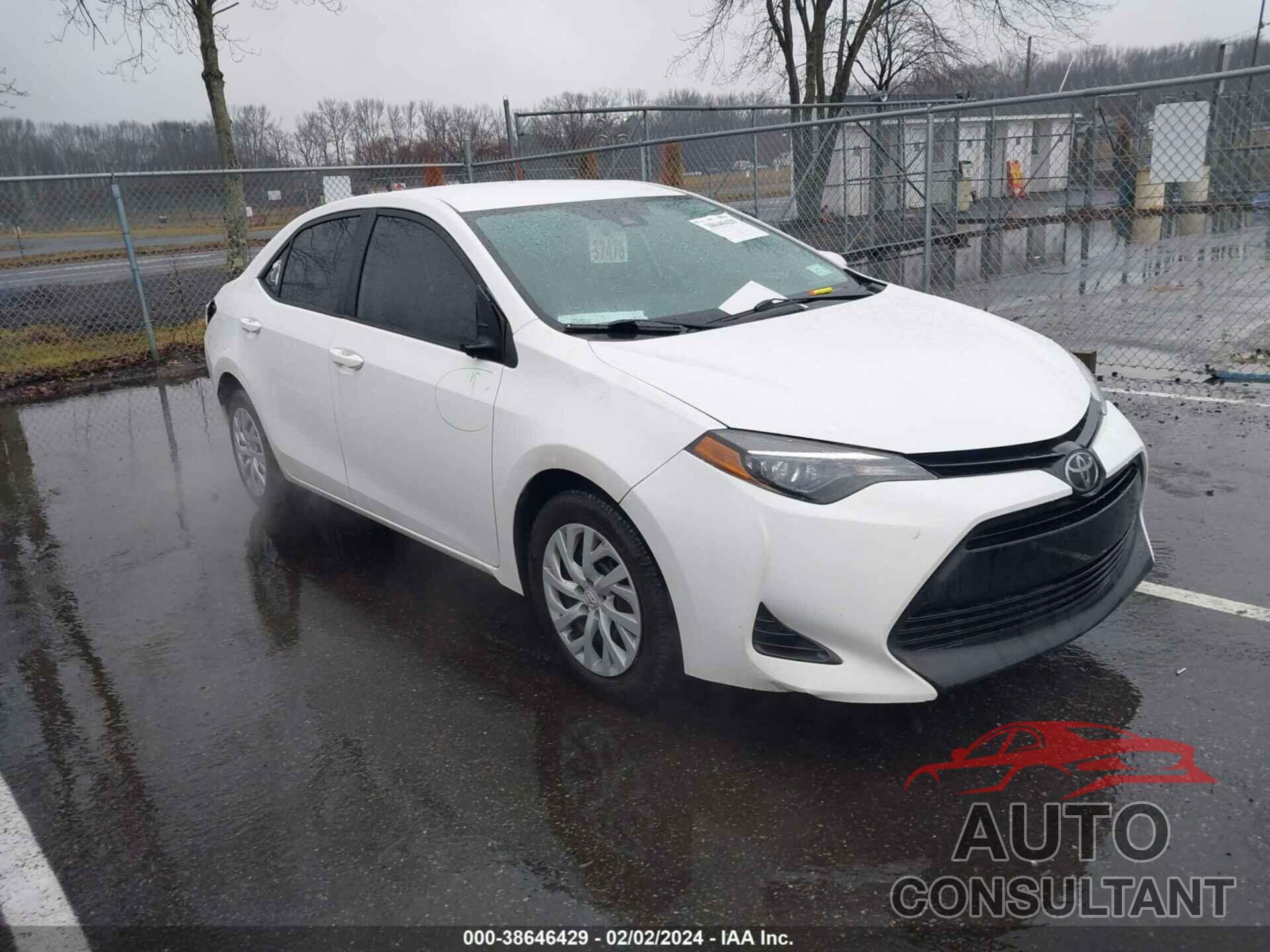 TOYOTA COROLLA 2019 - 5YFBURHE1KP876652