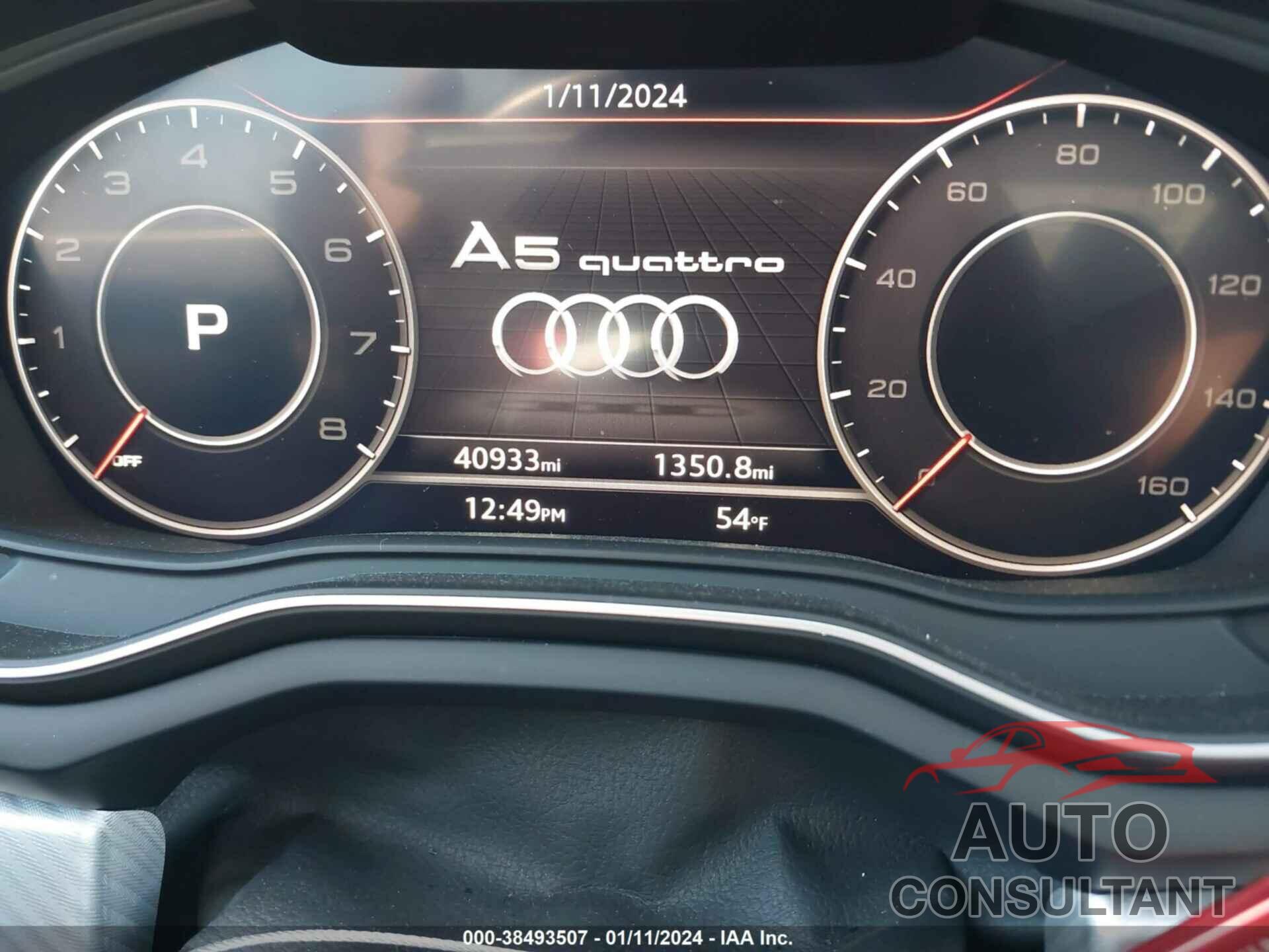 AUDI A5 2019 - WAUTNAF58KA059122