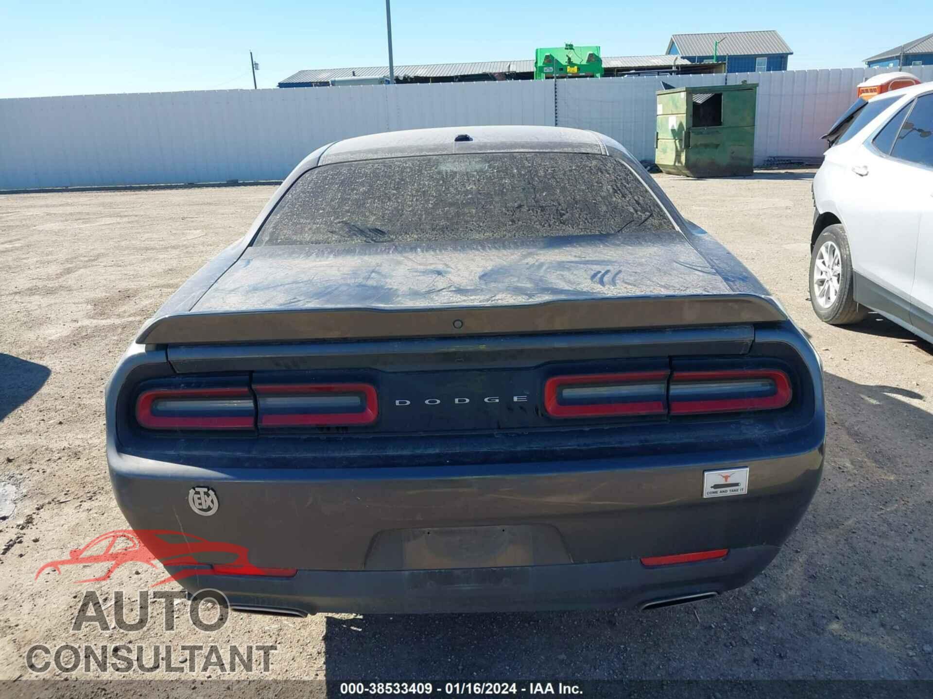 DODGE CHALLENGER 2019 - 2C3CDZAG1KH744338
