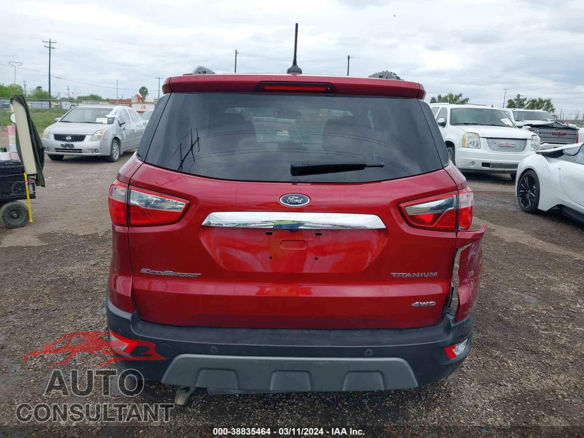 FORD ECOSPORT 2021 - MAJ6S3KL1MC411723