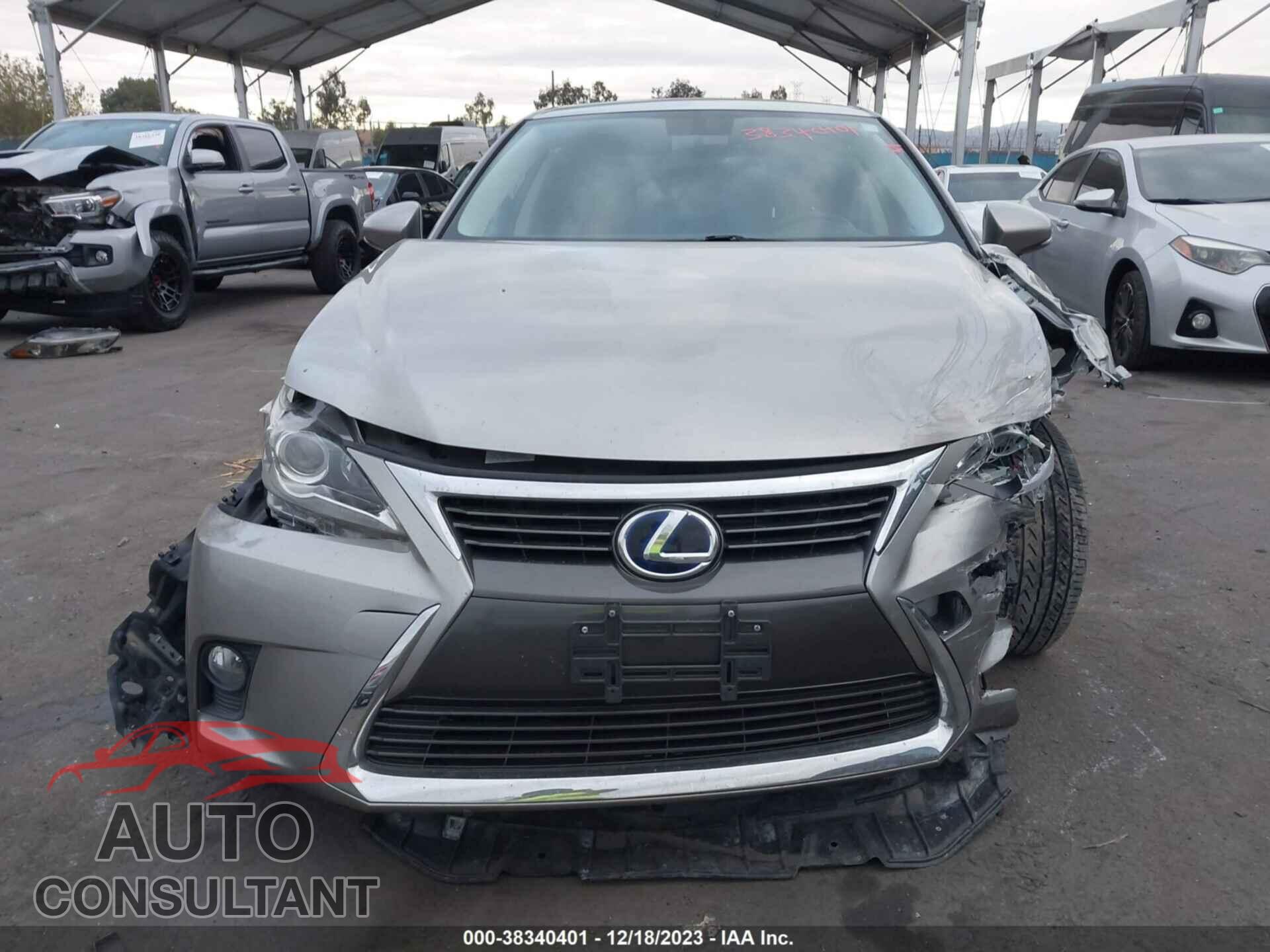 LEXUS CT 200H 2017 - JTHKD5BH2H2287398