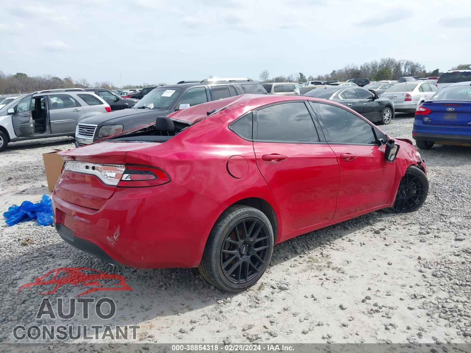 DODGE DART 2016 - 1C3CDFBB3GD578328