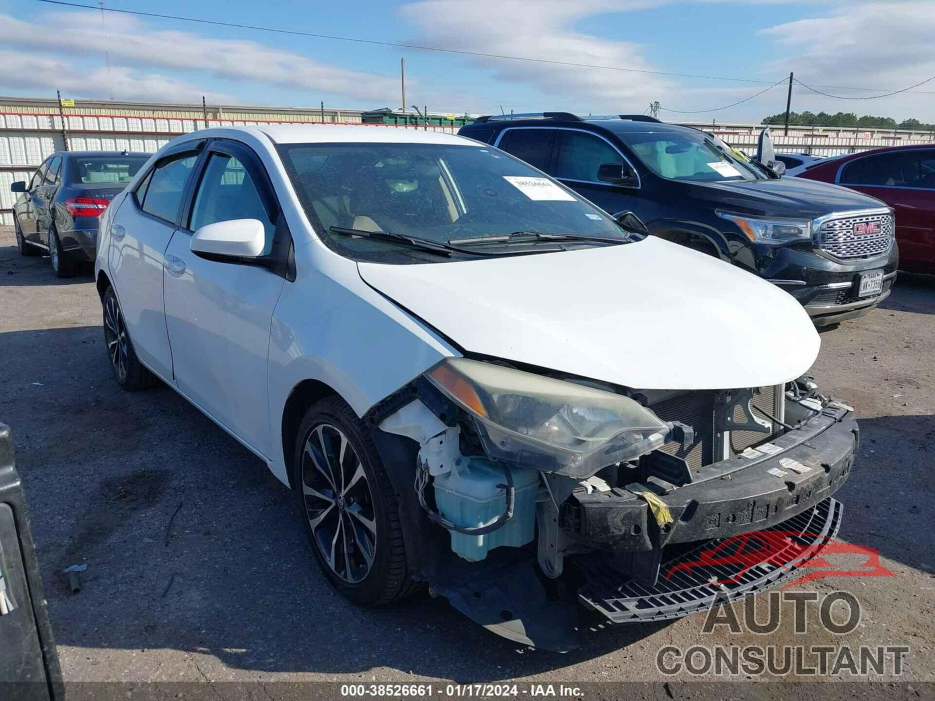 TOYOTA COROLLA 2016 - 5YFBURHE3GP481203