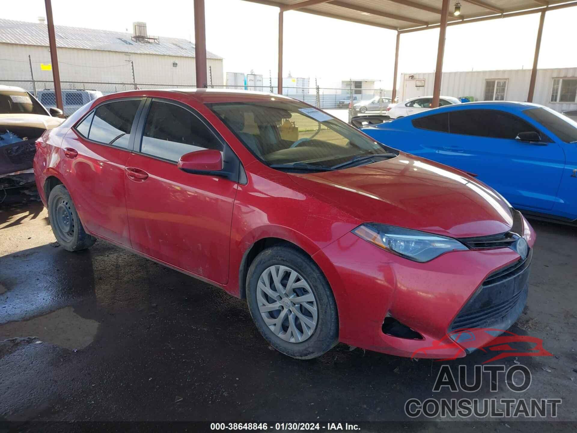 TOYOTA COROLLA 2018 - 2T1BURHE6JC970699