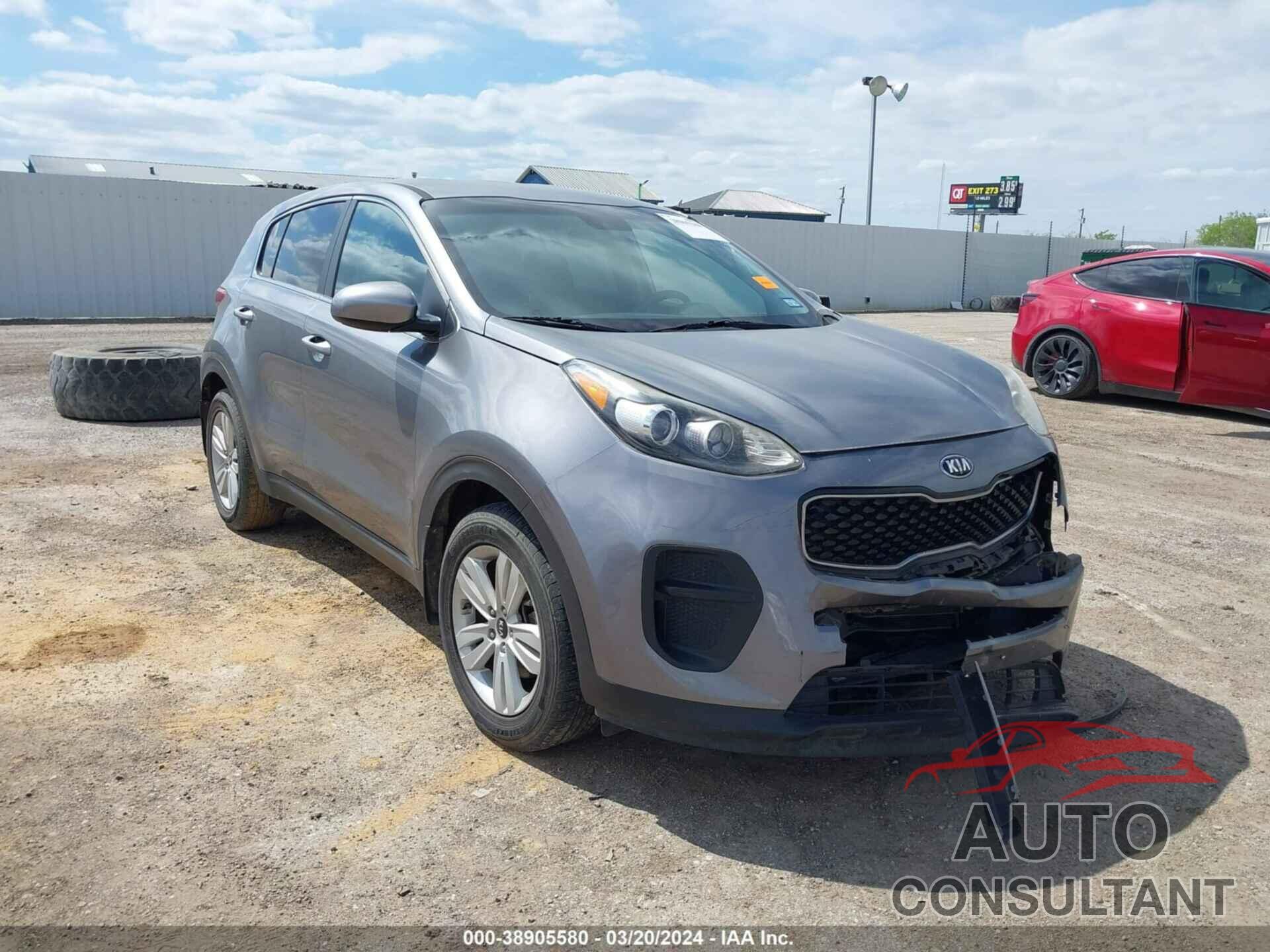 KIA SPORTAGE 2017 - KNDPM3AC7H7233440