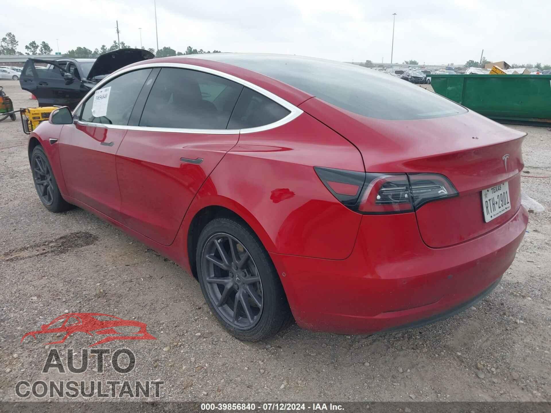 TESLA MODEL 3 2019 - 5YJ3E1EA8KF325778