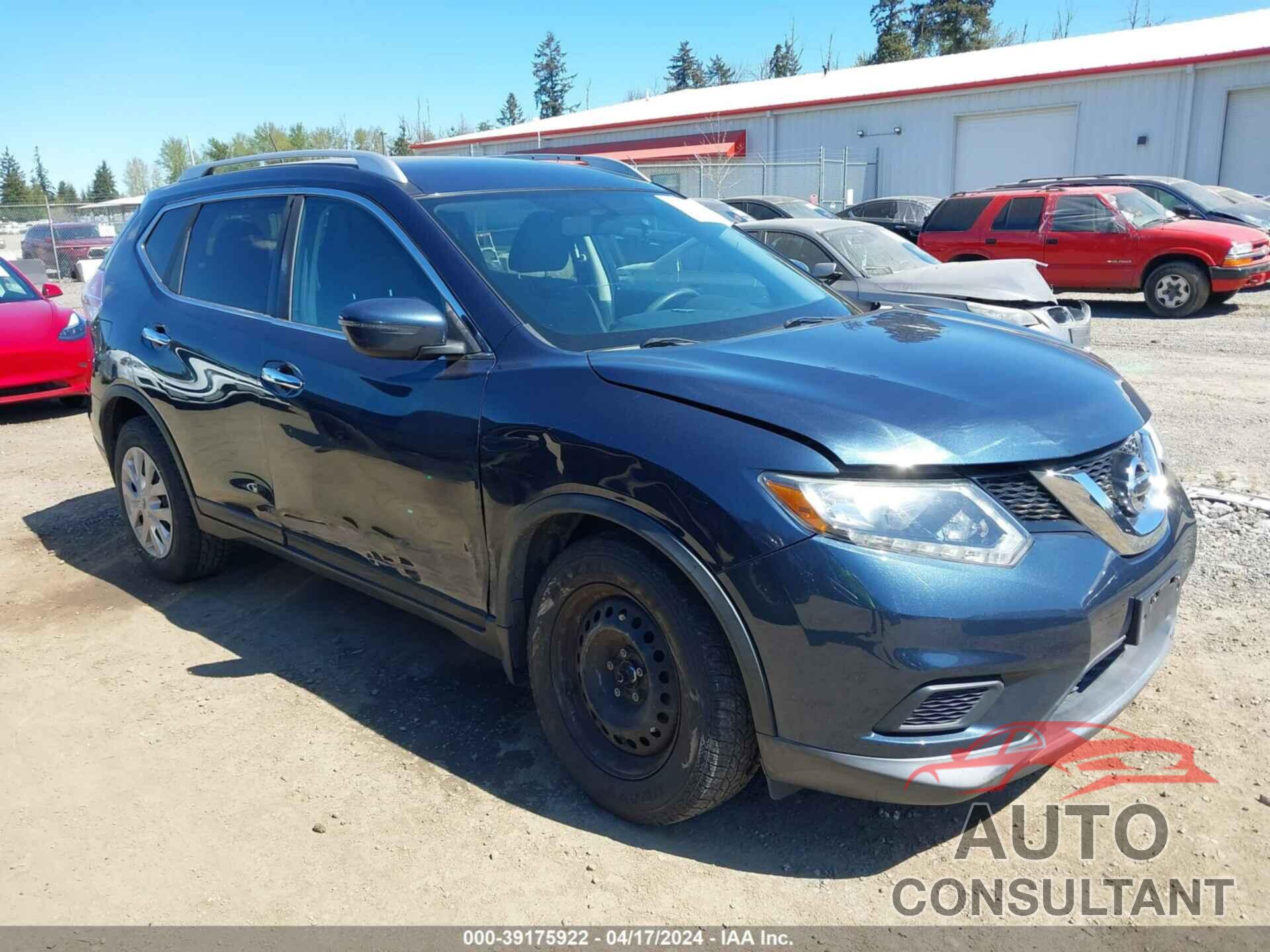 NISSAN ROGUE 2016 - KNMAT2MV0GP677211