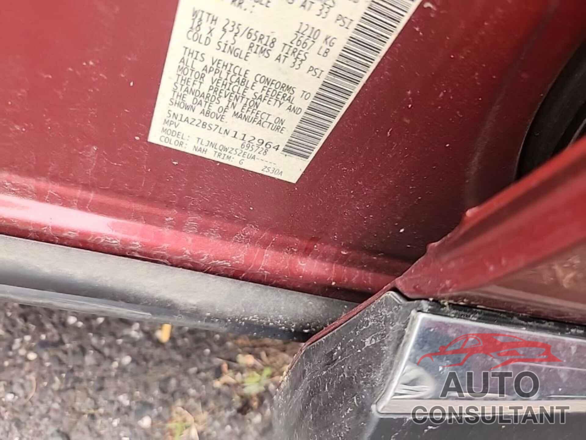 NISSAN MURANO 2020 - 5N1AZ2BS7LN112964