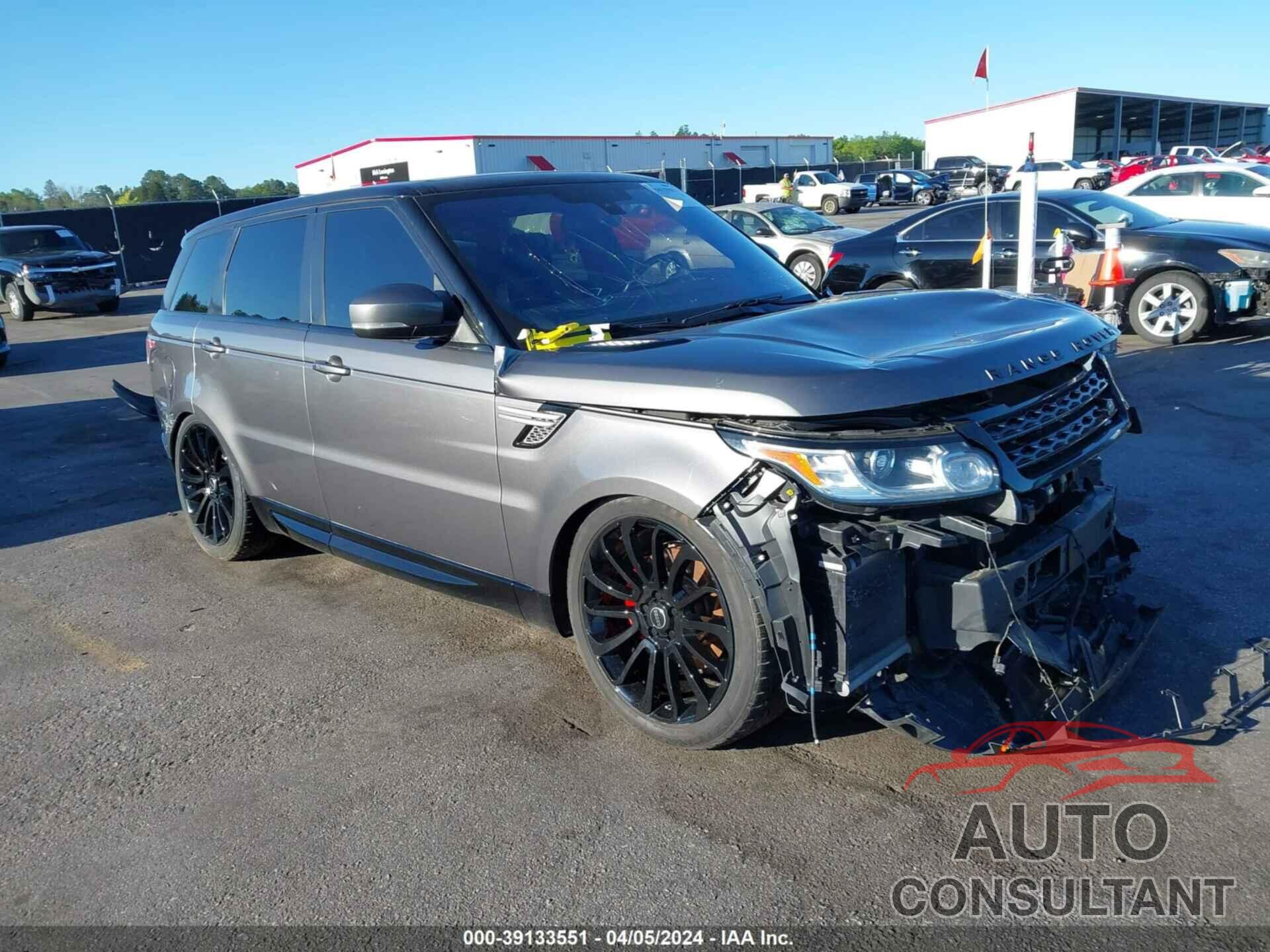 LAND ROVER RANGE ROVER SPORT 2016 - SALWR2PF2GA593573