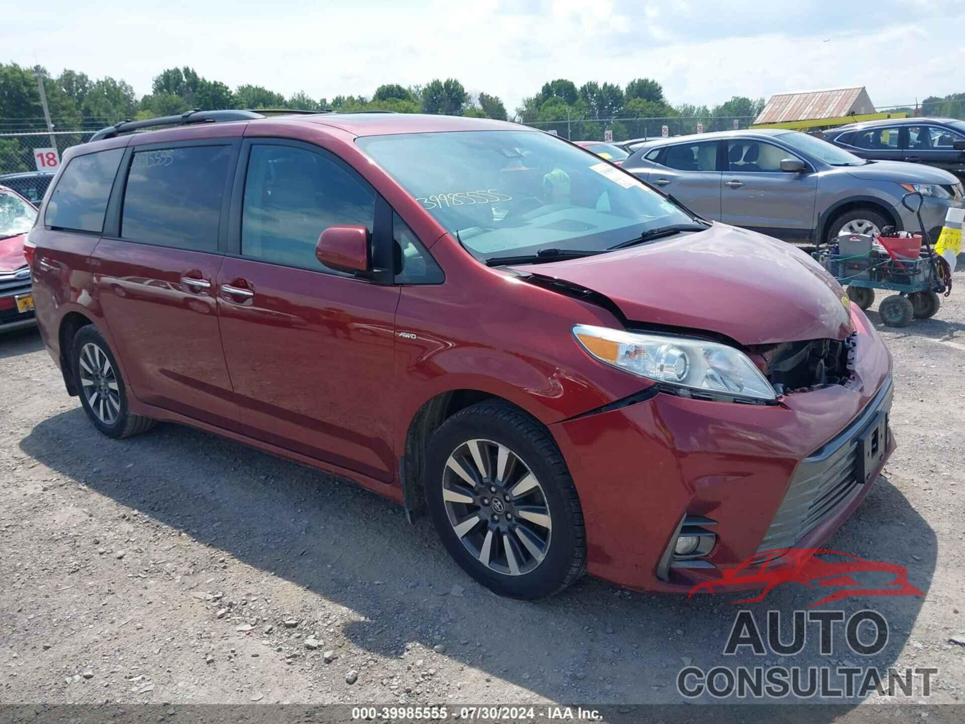 TOYOTA SIENNA 2018 - 5TDDZ3DC7JS196515