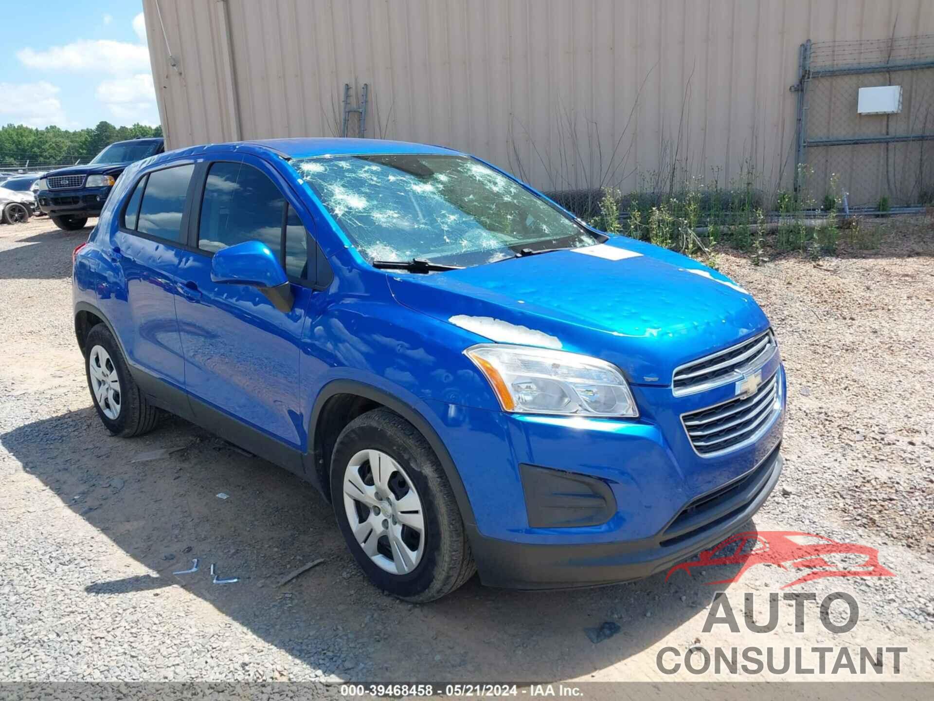 CHEVROLET TRAX 2016 - KL7CJKSB3GB673803