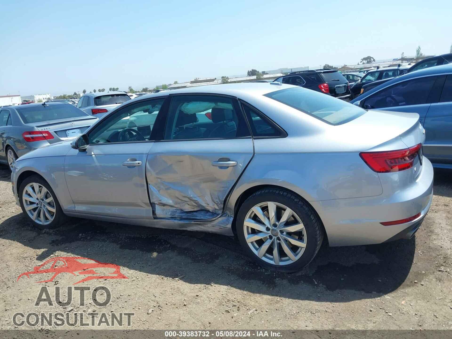 AUDI A4 2017 - WAUGNAF46HN005182