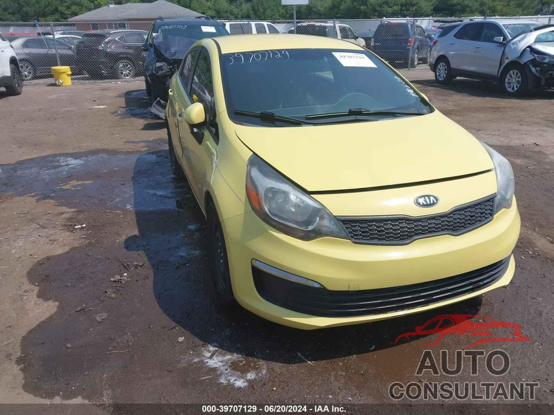 KIA RIO 2016 - KNADM4A33G6660754