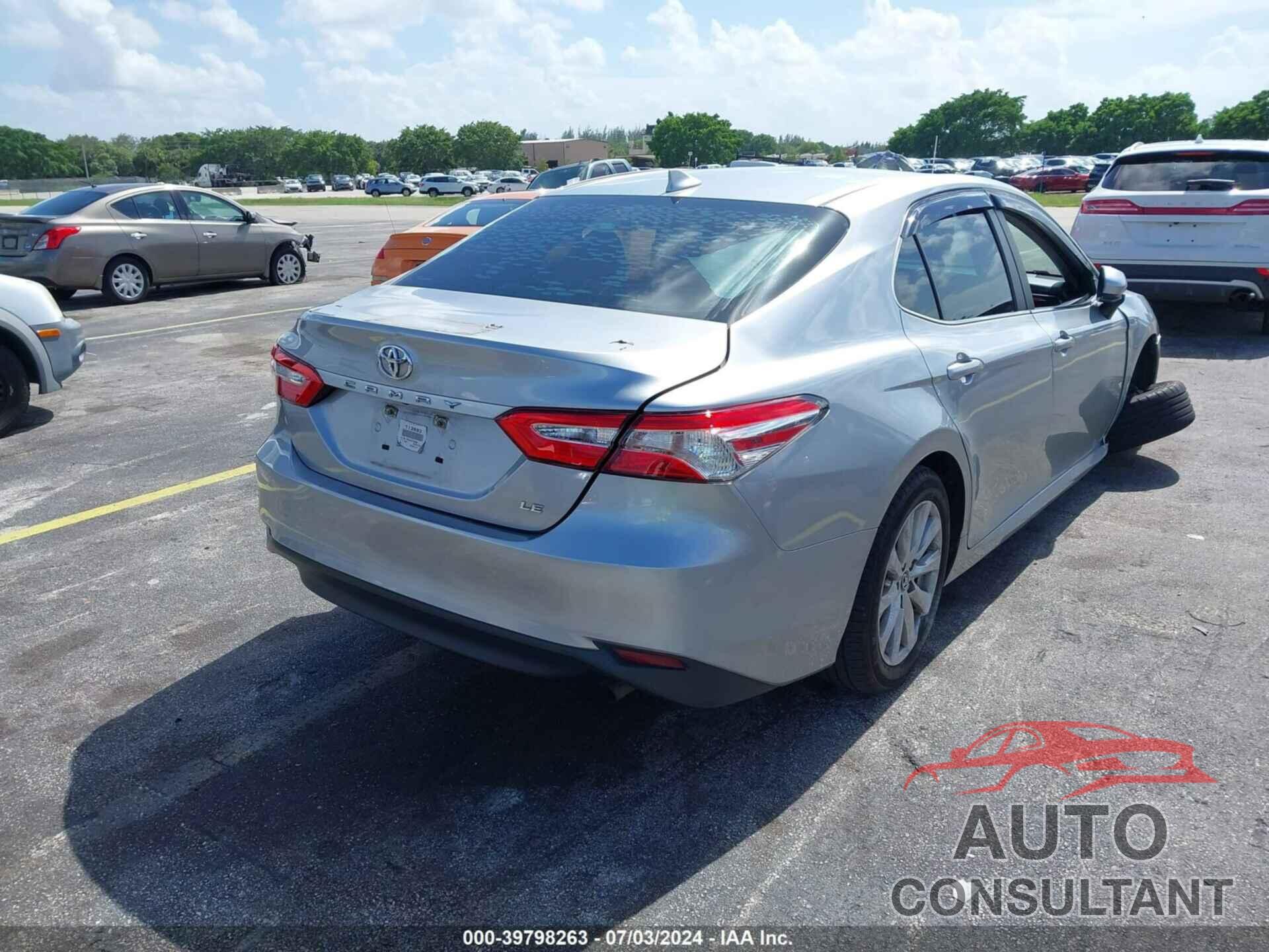 TOYOTA CAMRY 2019 - 4T1B11HK4KU752681