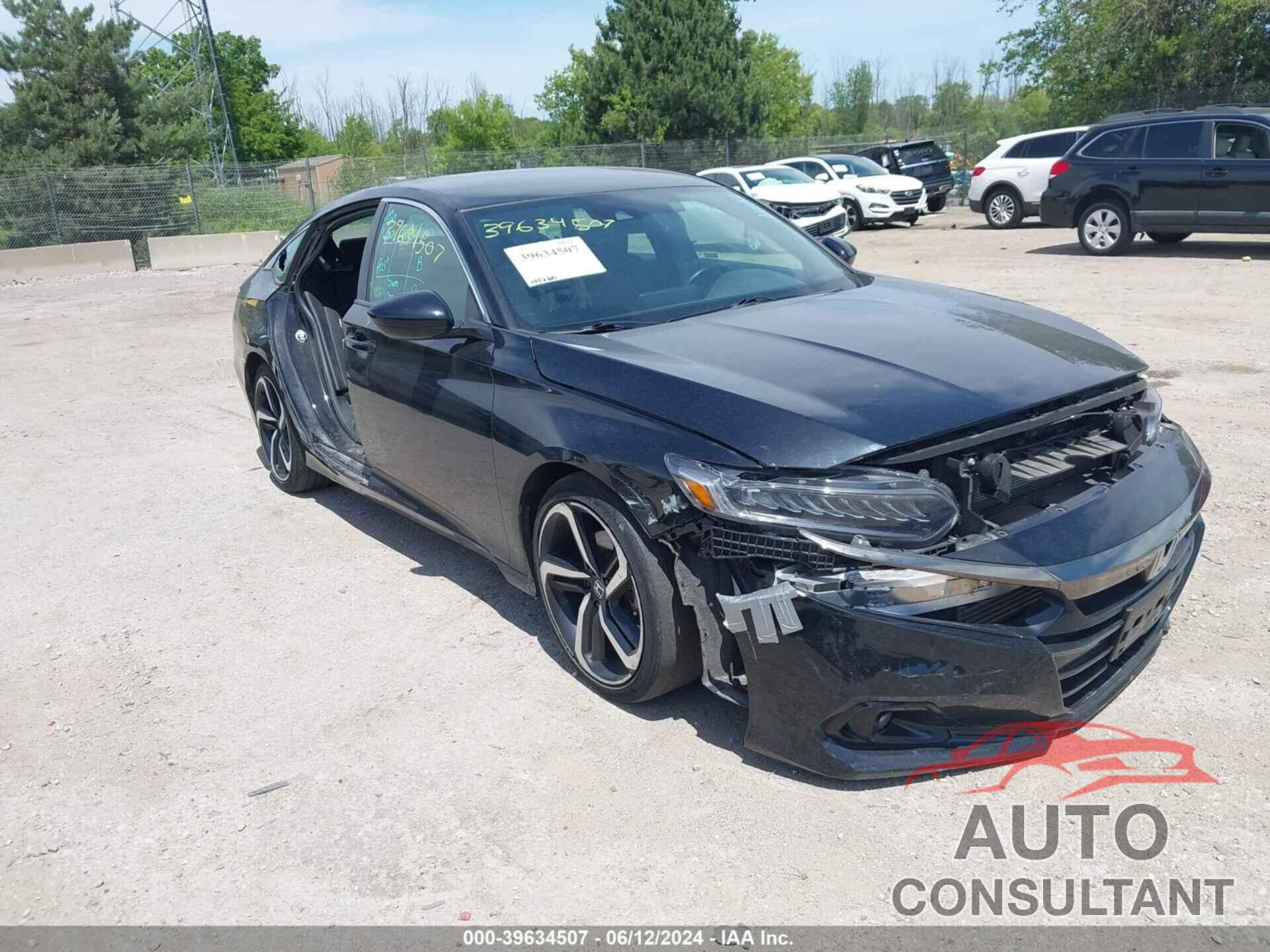 HONDA ACCORD 2021 - 1HGCV1F38MA049440