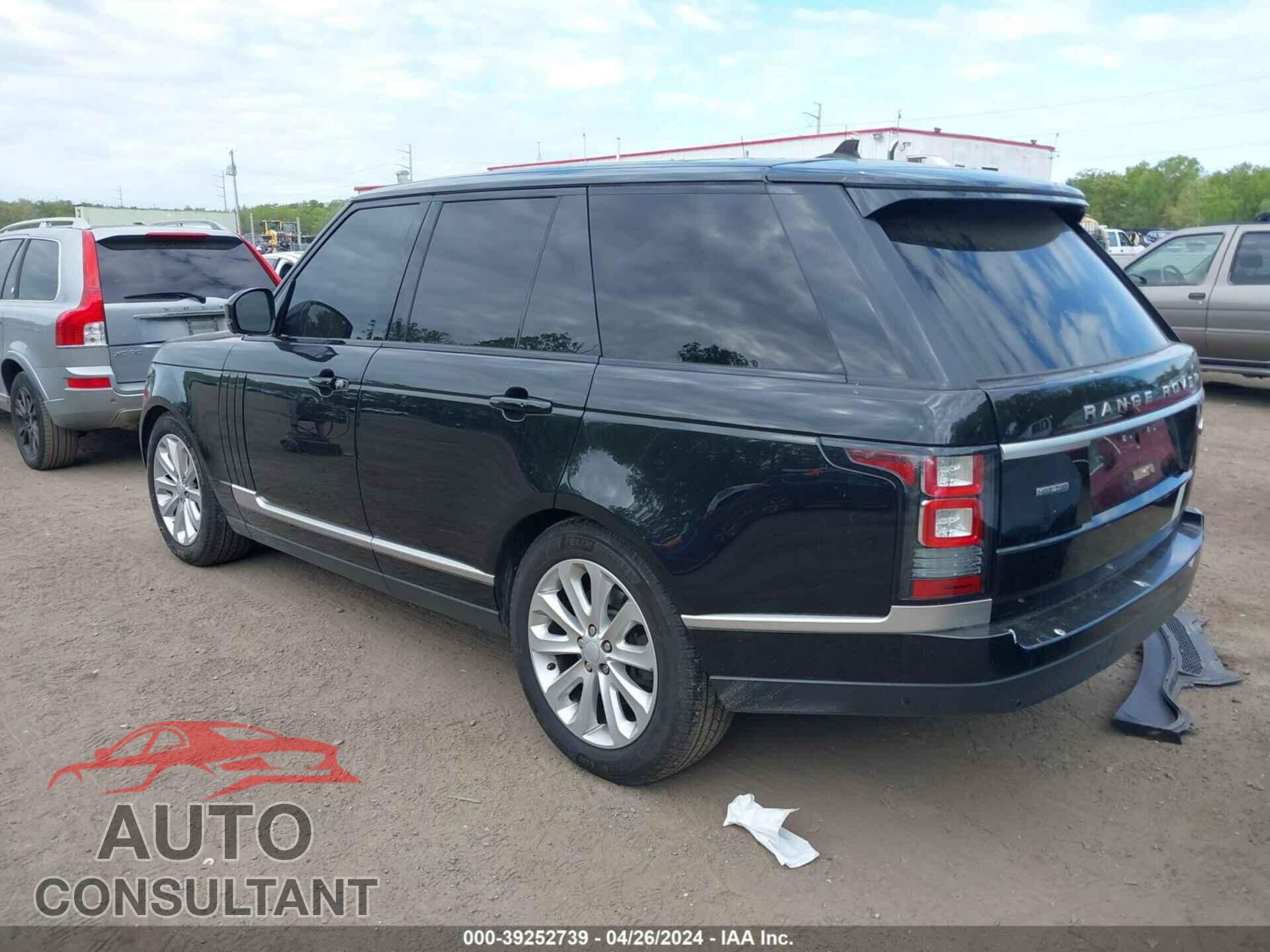 LAND ROVER RANGE ROVER 2016 - SALGS2KF0GA292039