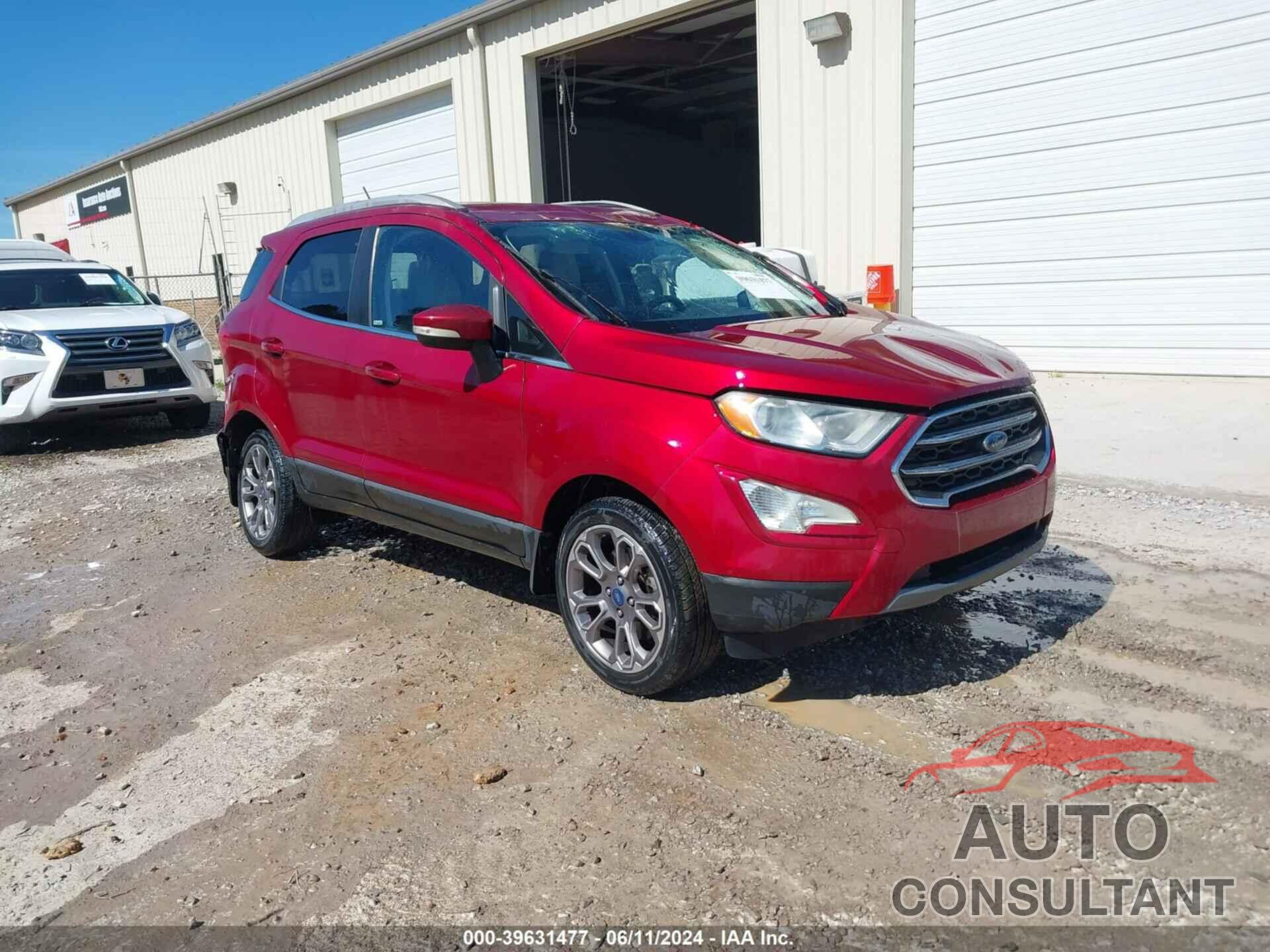 FORD ECOSPORT 2018 - MAJ6P1WL7JC211831