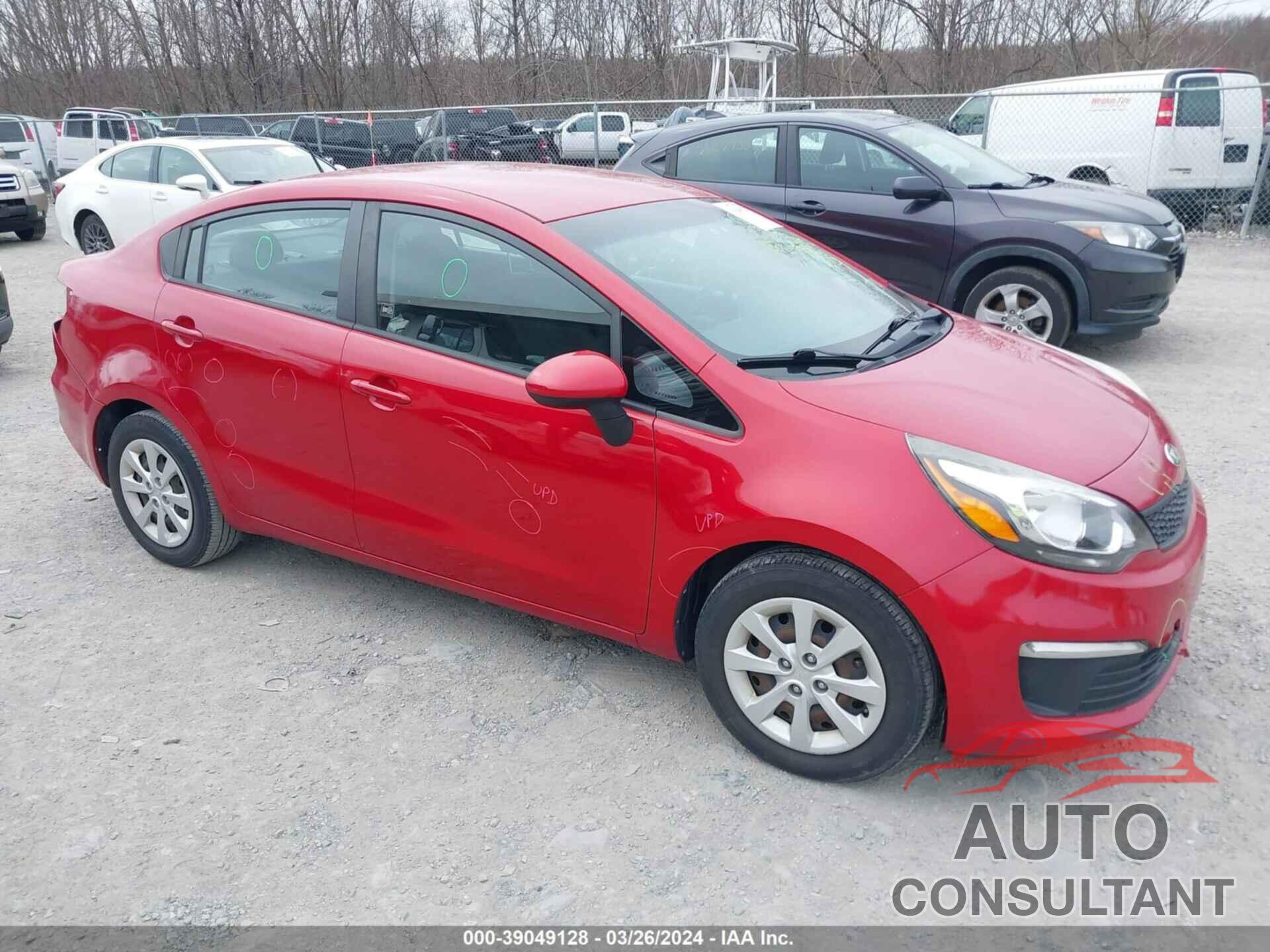 KIA RIO 2017 - KNADM4A36H6057959