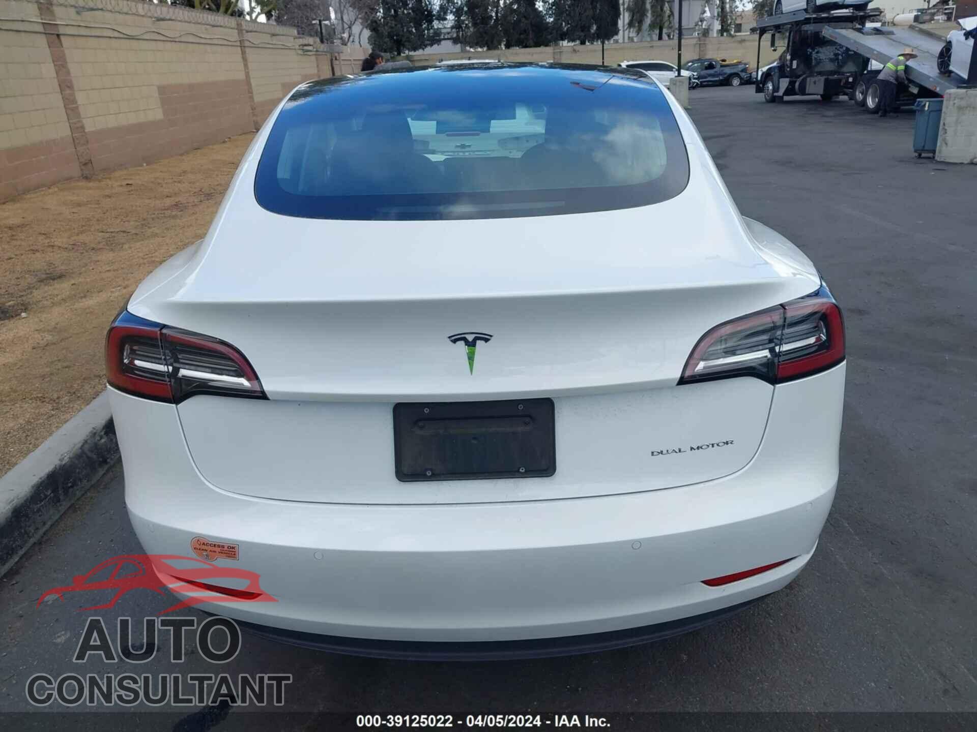 TESLA MODEL 3 2020 - 5YJ3E1EB8LF619286