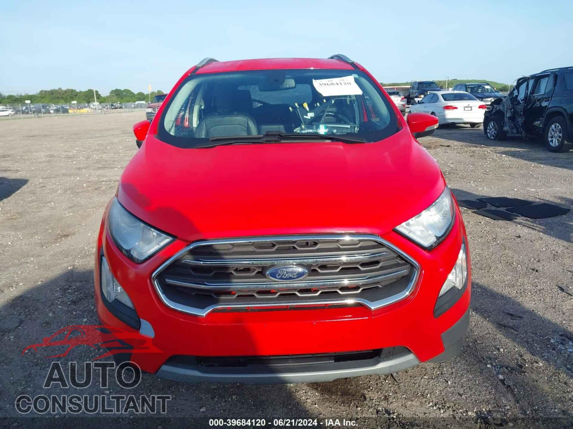 FORD ECOSPORT 2019 - MAJ6S3KL5KC279403