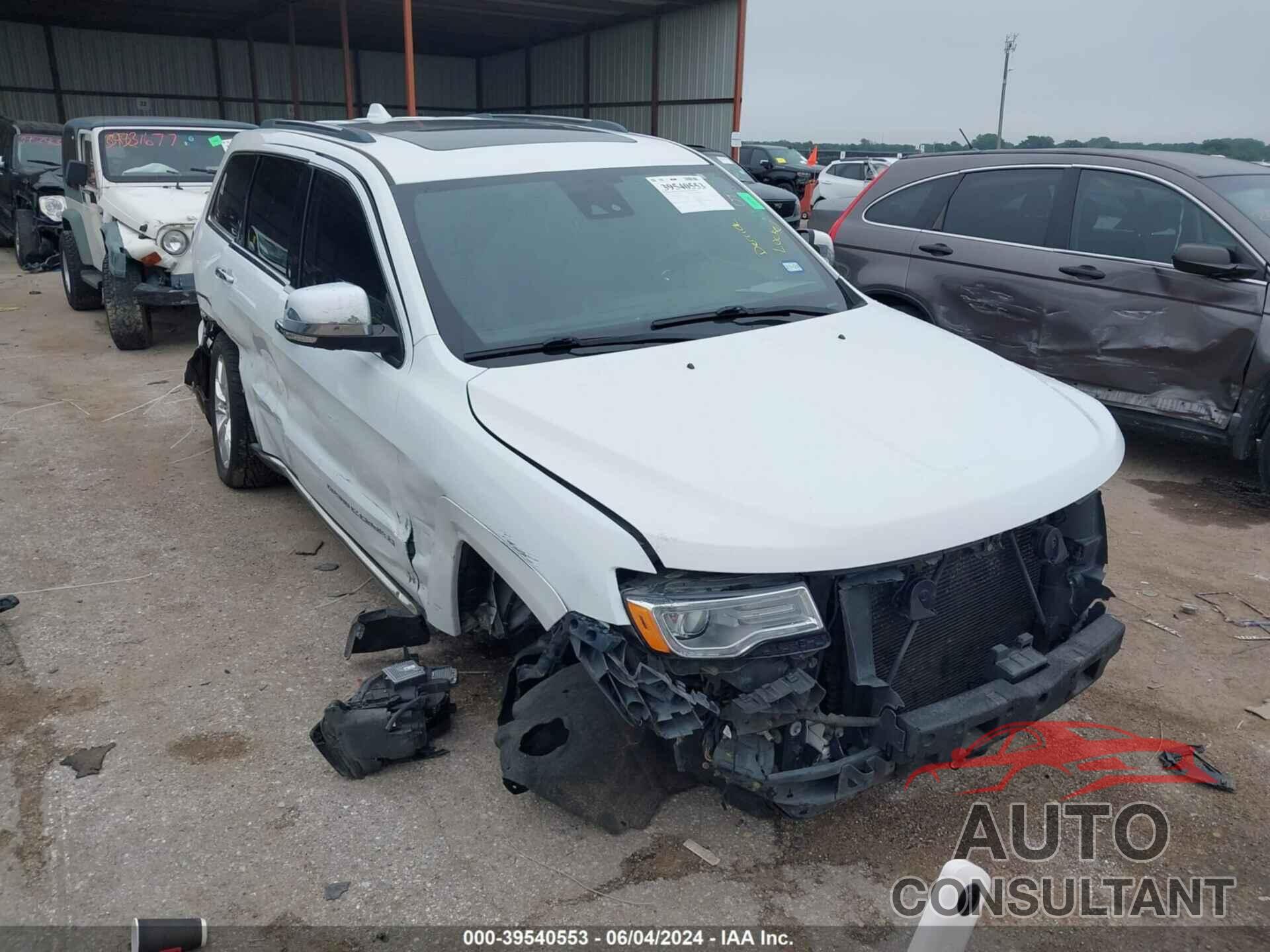 JEEP GRAND CHEROKEE 2016 - 1C4RJFJG4GC421747