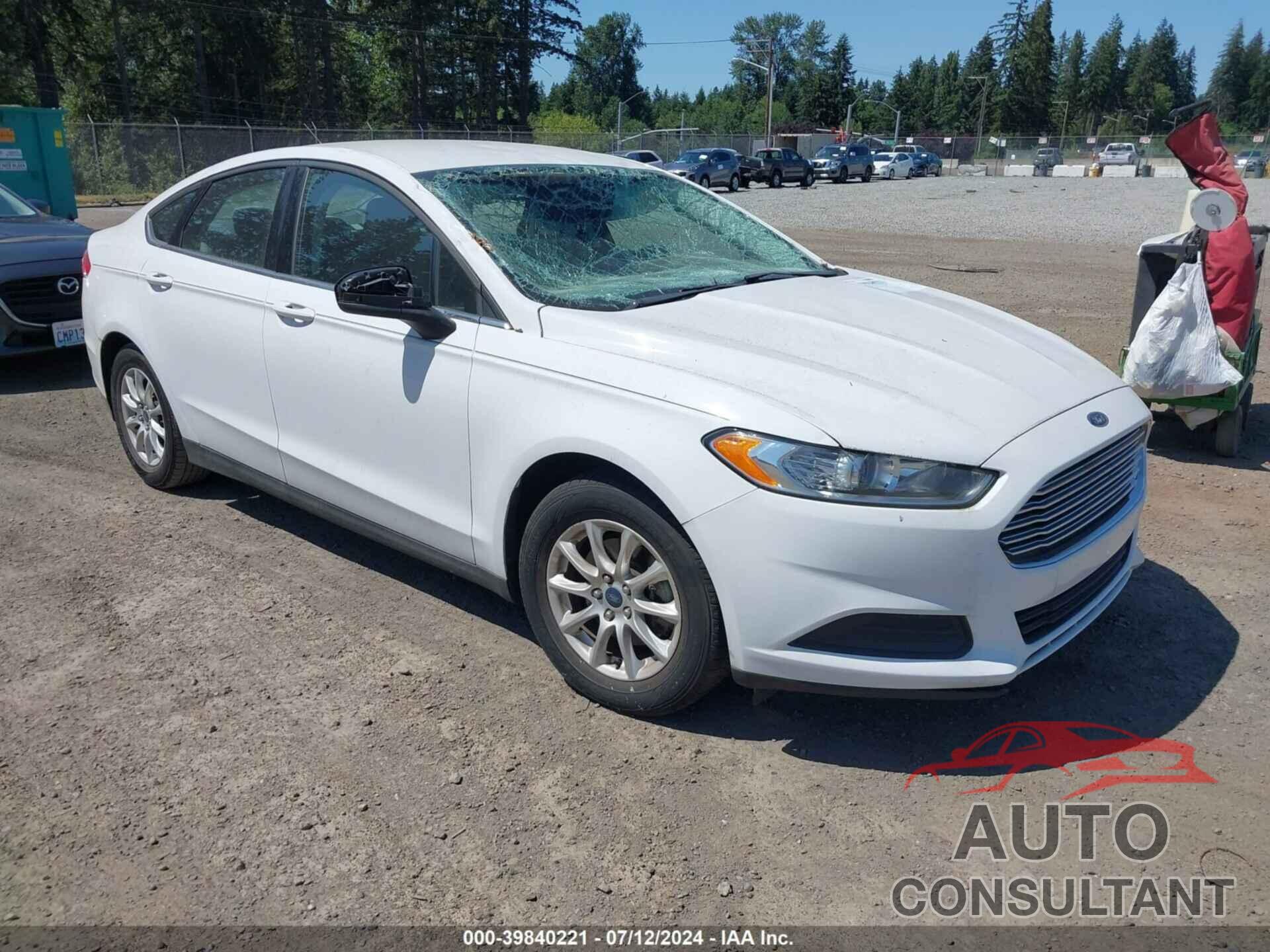 FORD FUSION 2016 - 3FA6P0G7XGR324243