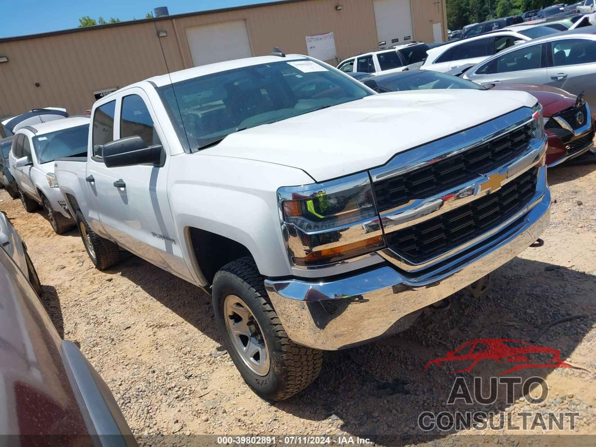 CHEVROLET SILVERADO 1500 2017 - 1GCUKNEC8HF183636