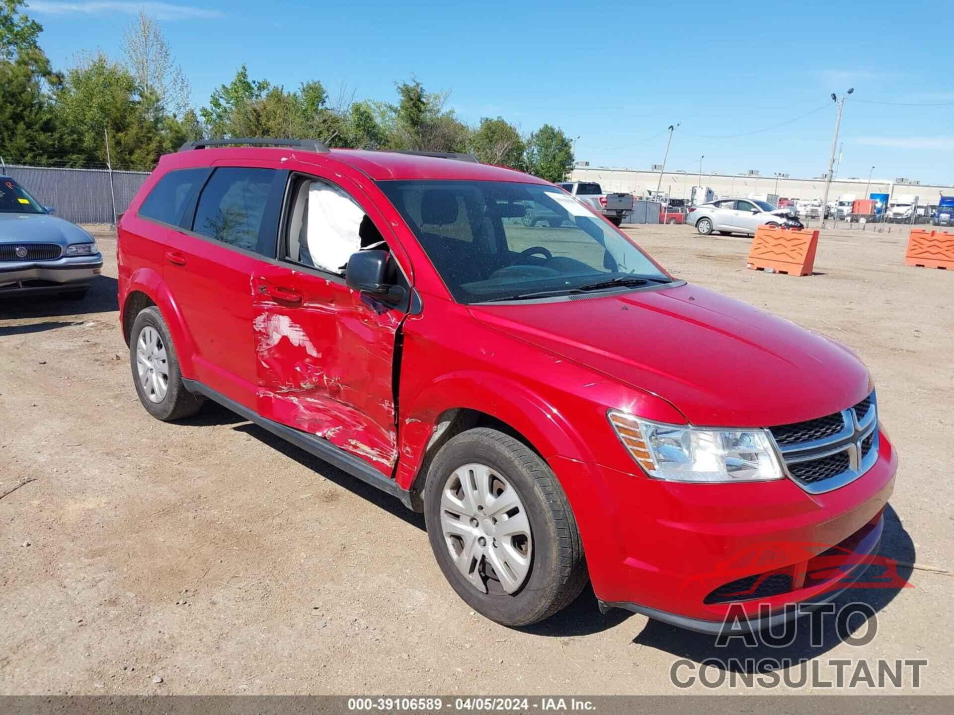 DODGE JOURNEY 2016 - 3C4PDCAB3GT223361