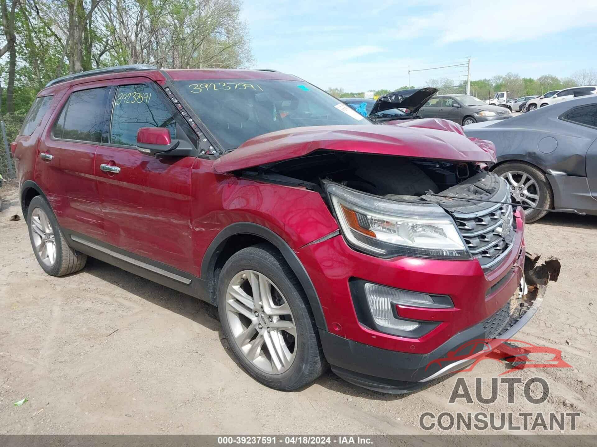 FORD EXPLORER 2017 - 1FM5K7F82HGE21352