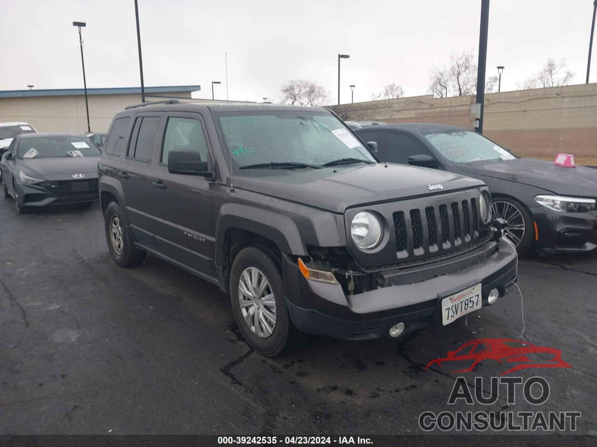 JEEP PATRIOT 2016 - 1C4NJPBA3GD754305