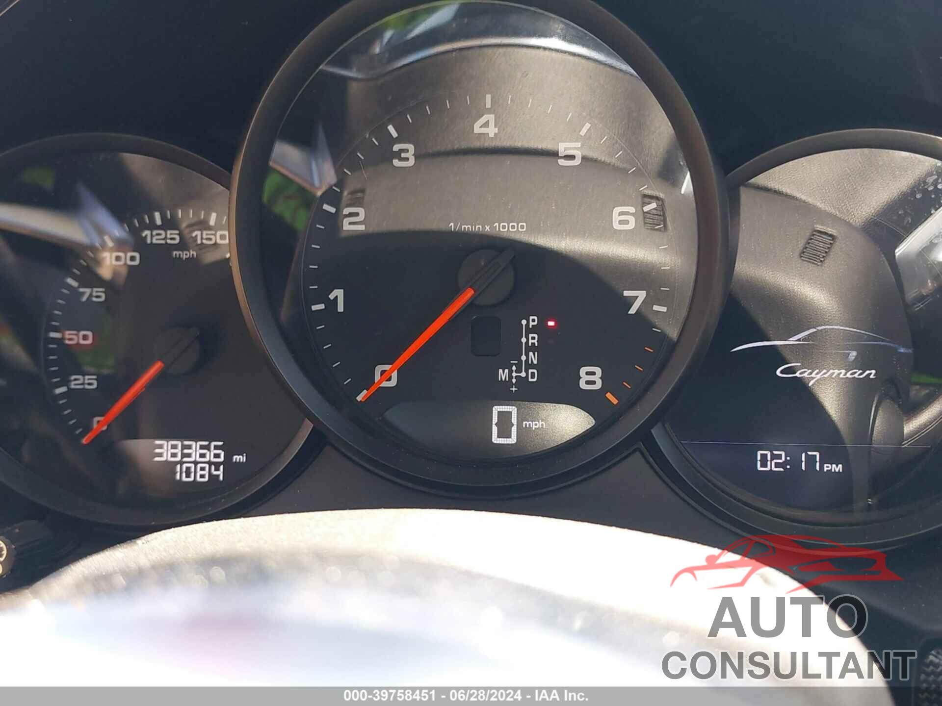 PORSCHE 718 CAYMAN 2019 - WP0AA2A8XKS260625