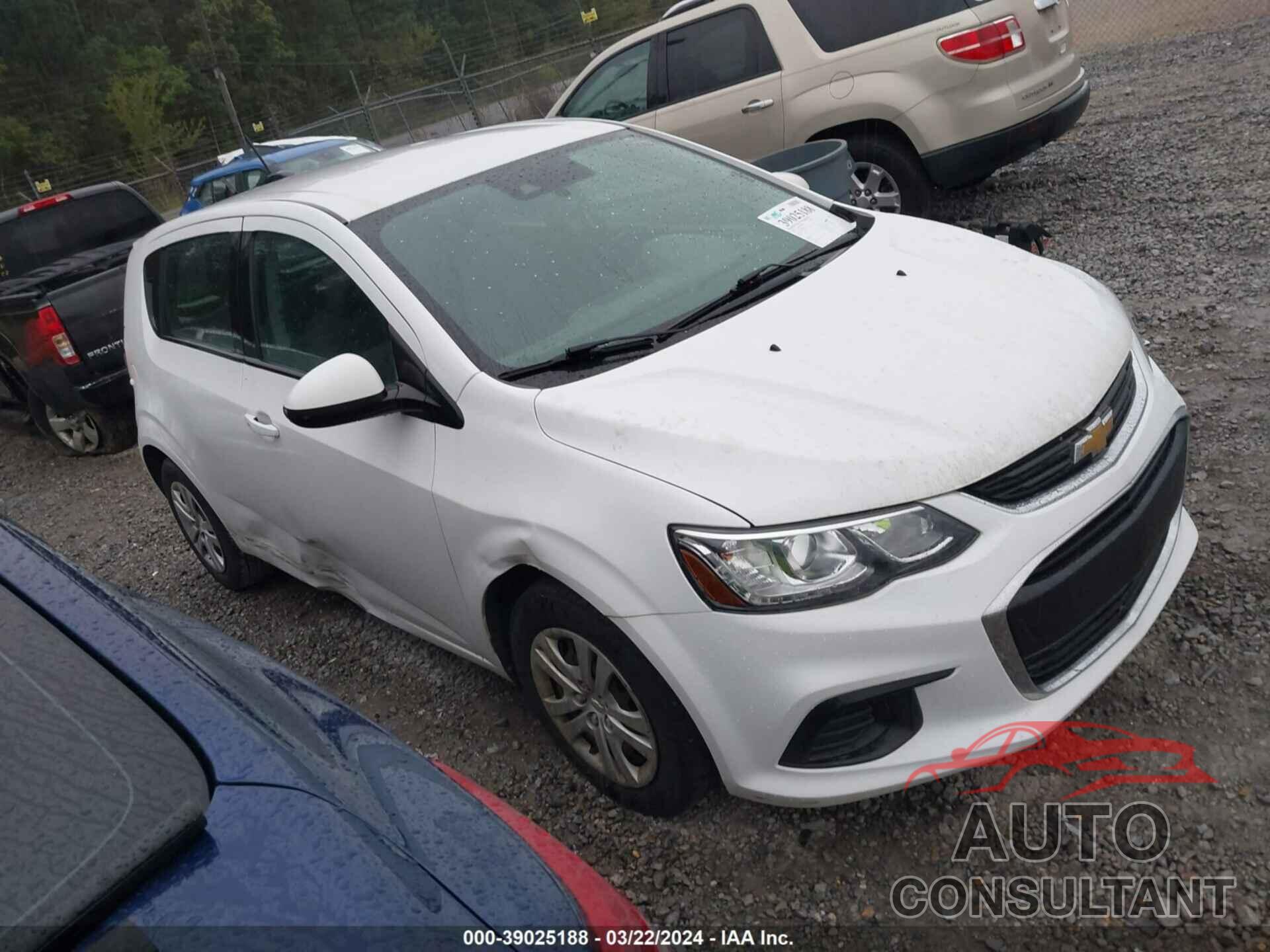 CHEVROLET SONIC 2020 - 1G1JG6SB4L4133500