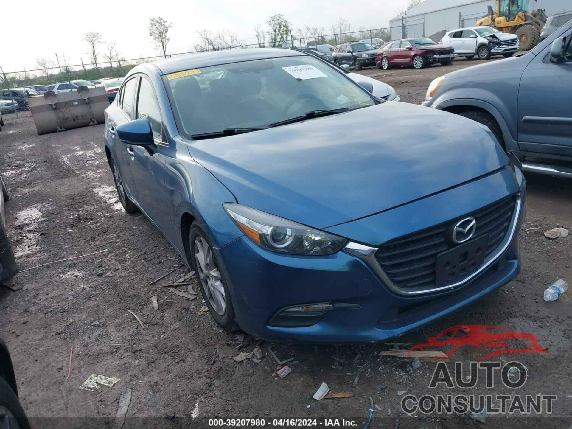 MAZDA 3 2017 - 3MZBN1U7XHM132034