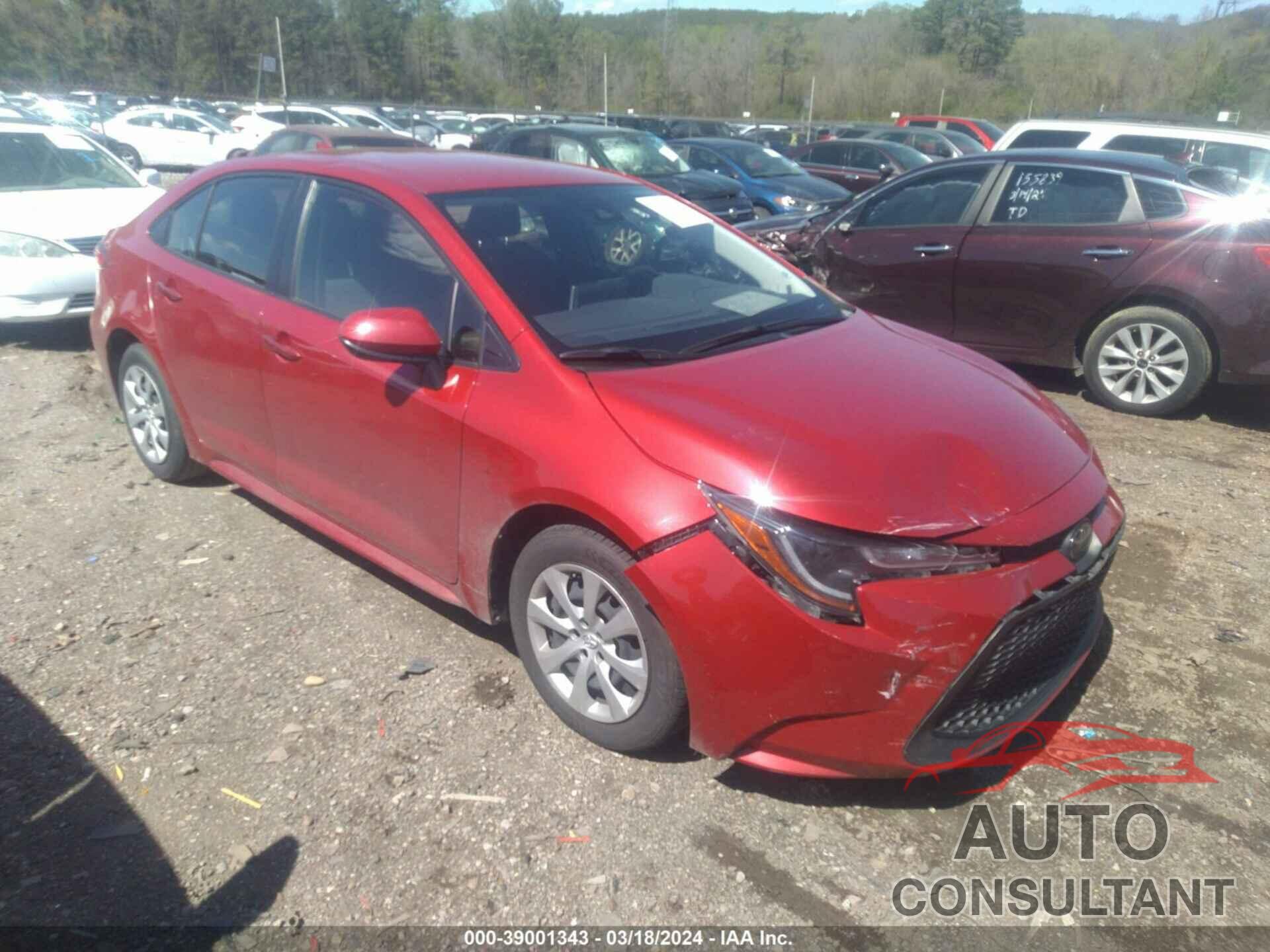 TOYOTA COROLLA 2020 - JTDEPRAE6LJ097638