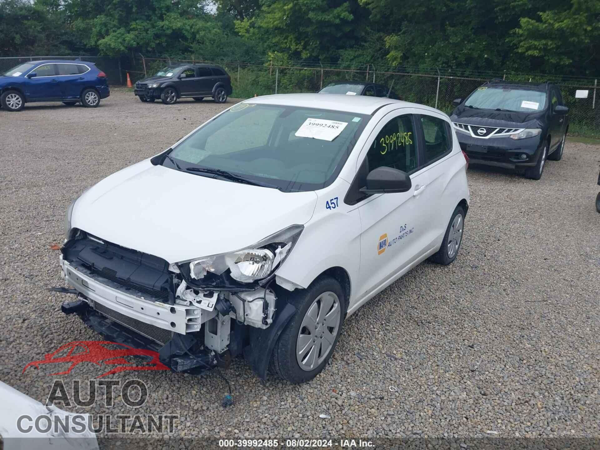 CHEVROLET SPARK 2017 - KL8CB6SA0HC828827